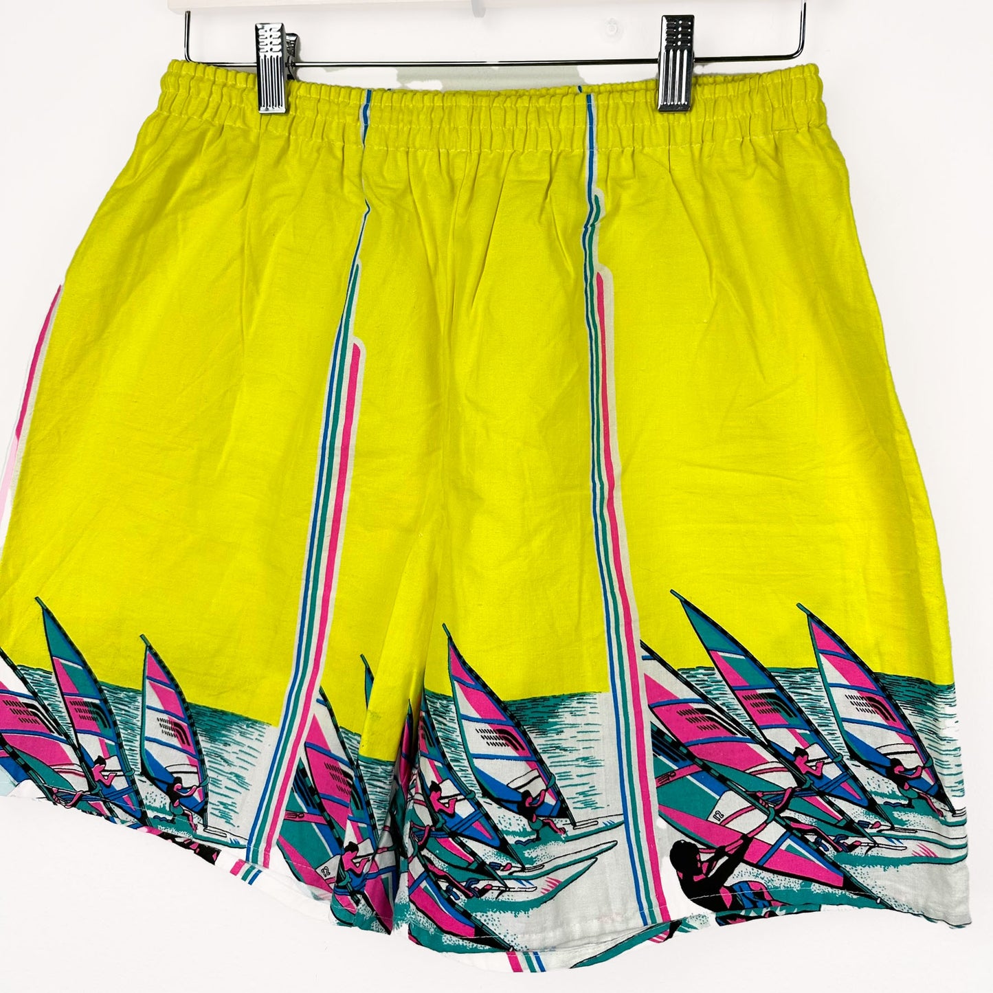Shorts gialli vintage barca - XL