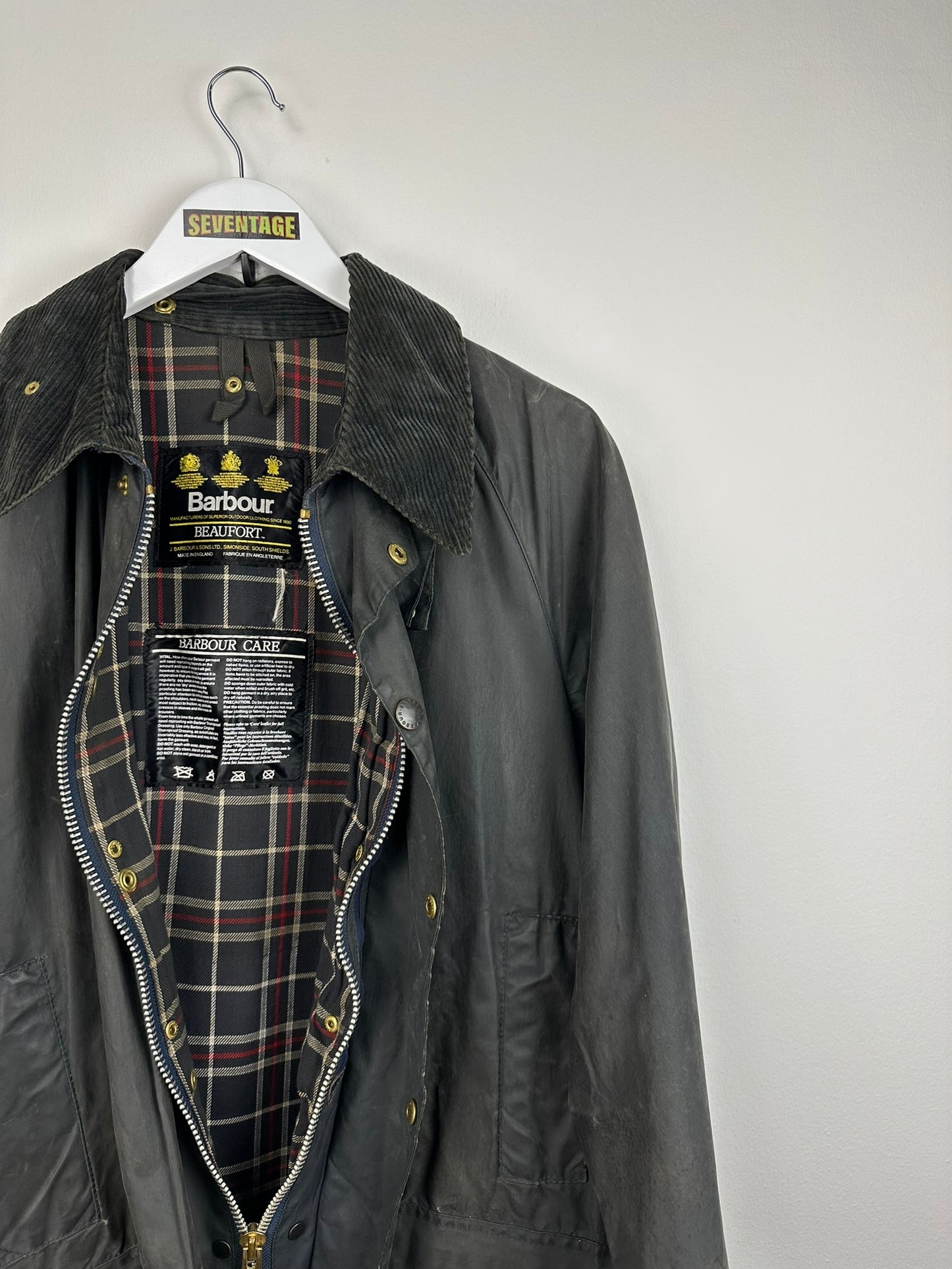 Barbour Beaufort blu 90s - L