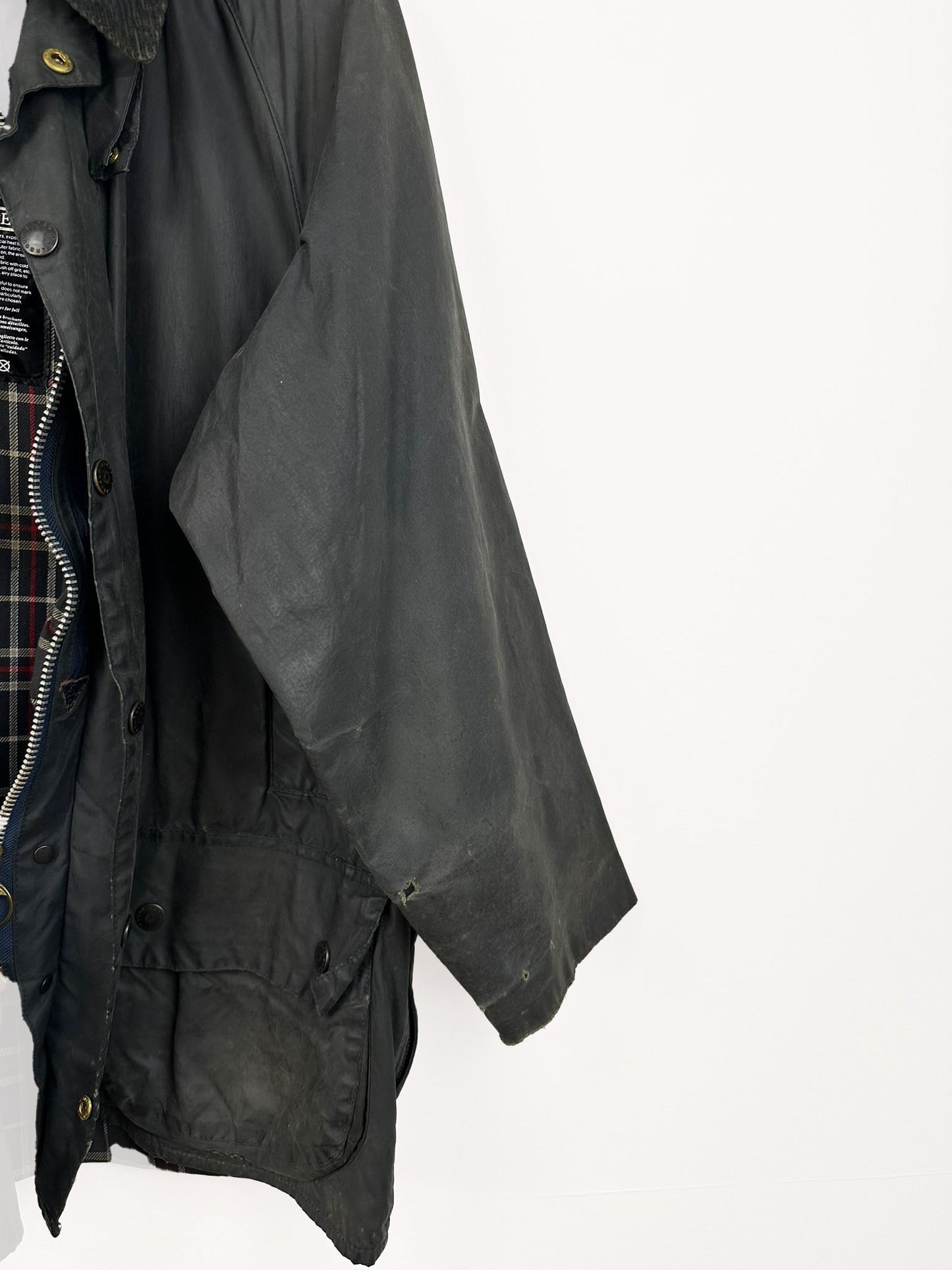 Barbour Beaufort blu 90s - L