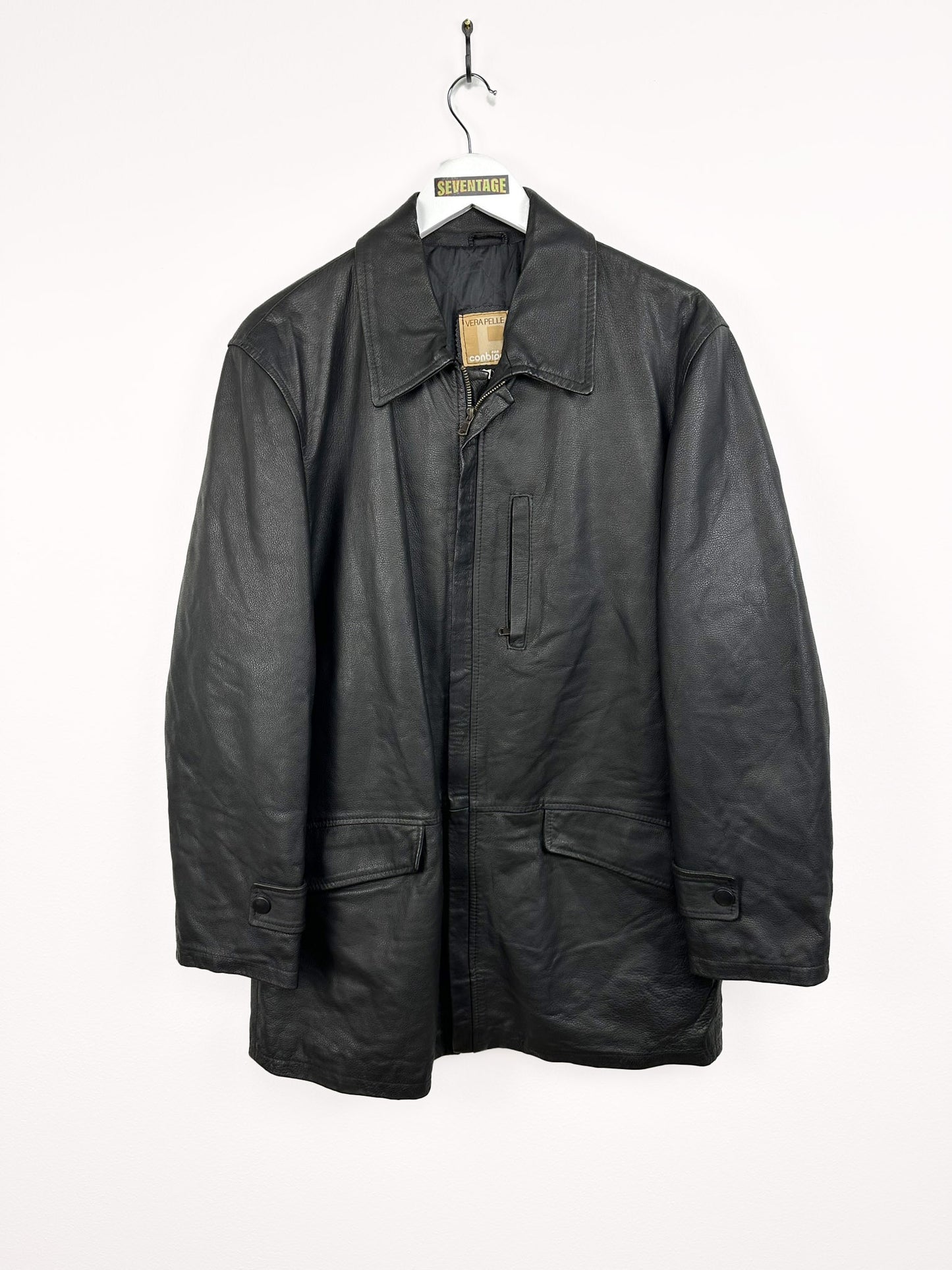 Trench in pelle 90s 03 - L