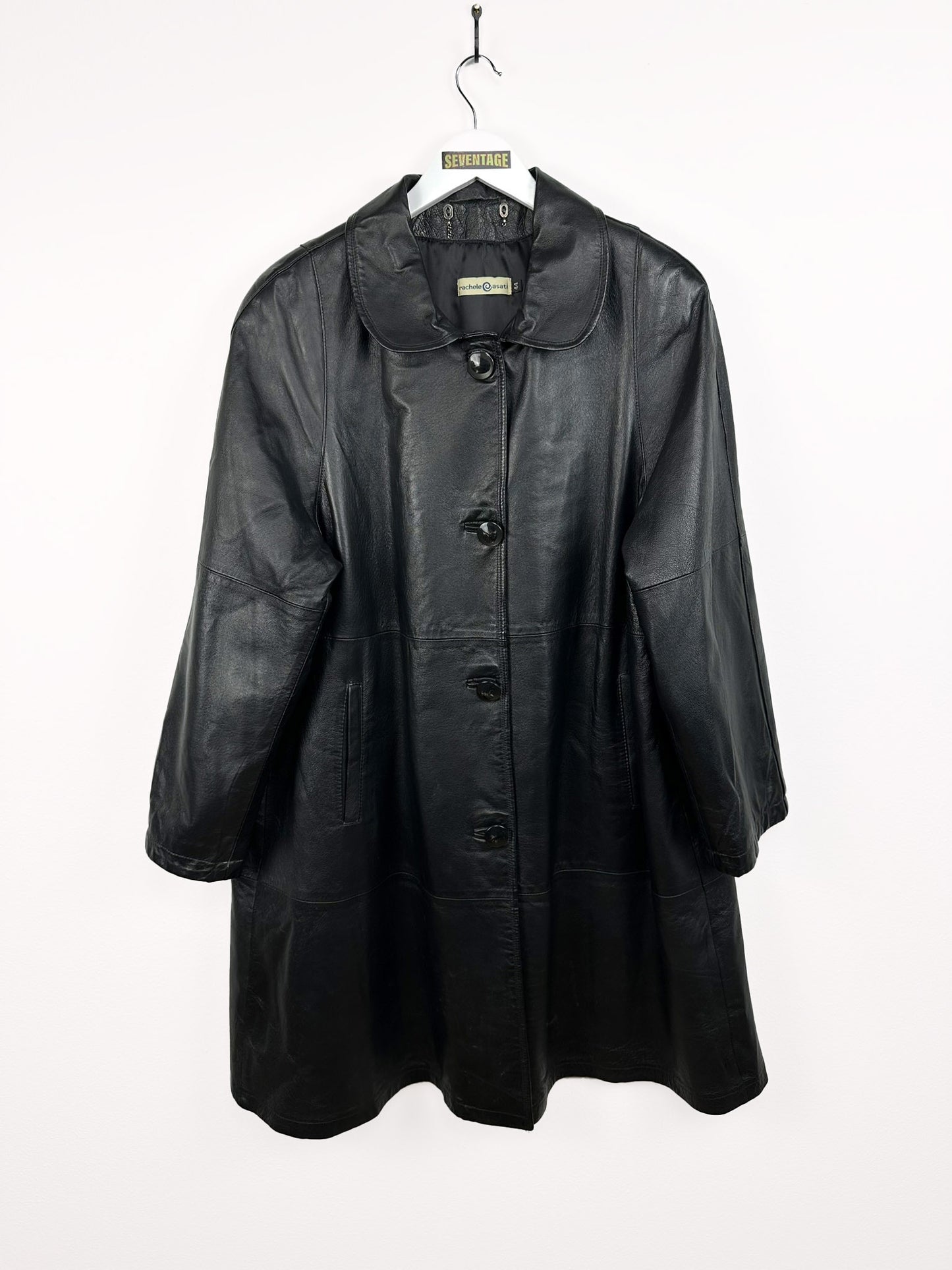 Trench in pelle imbottito 90s 08 donna - L