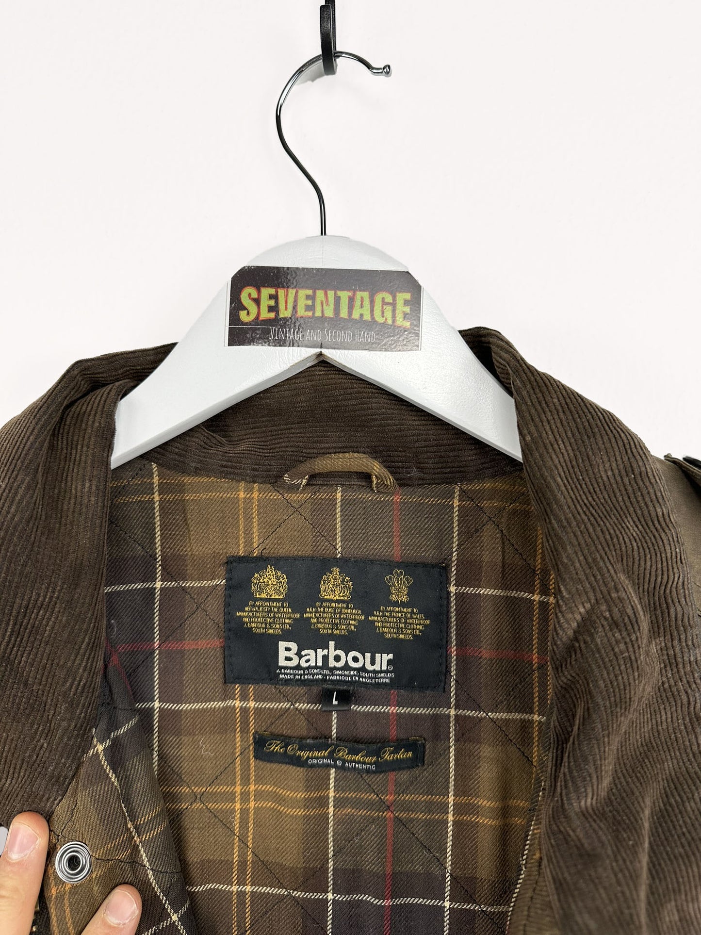 Giacca Barbour wax verde (03) - L