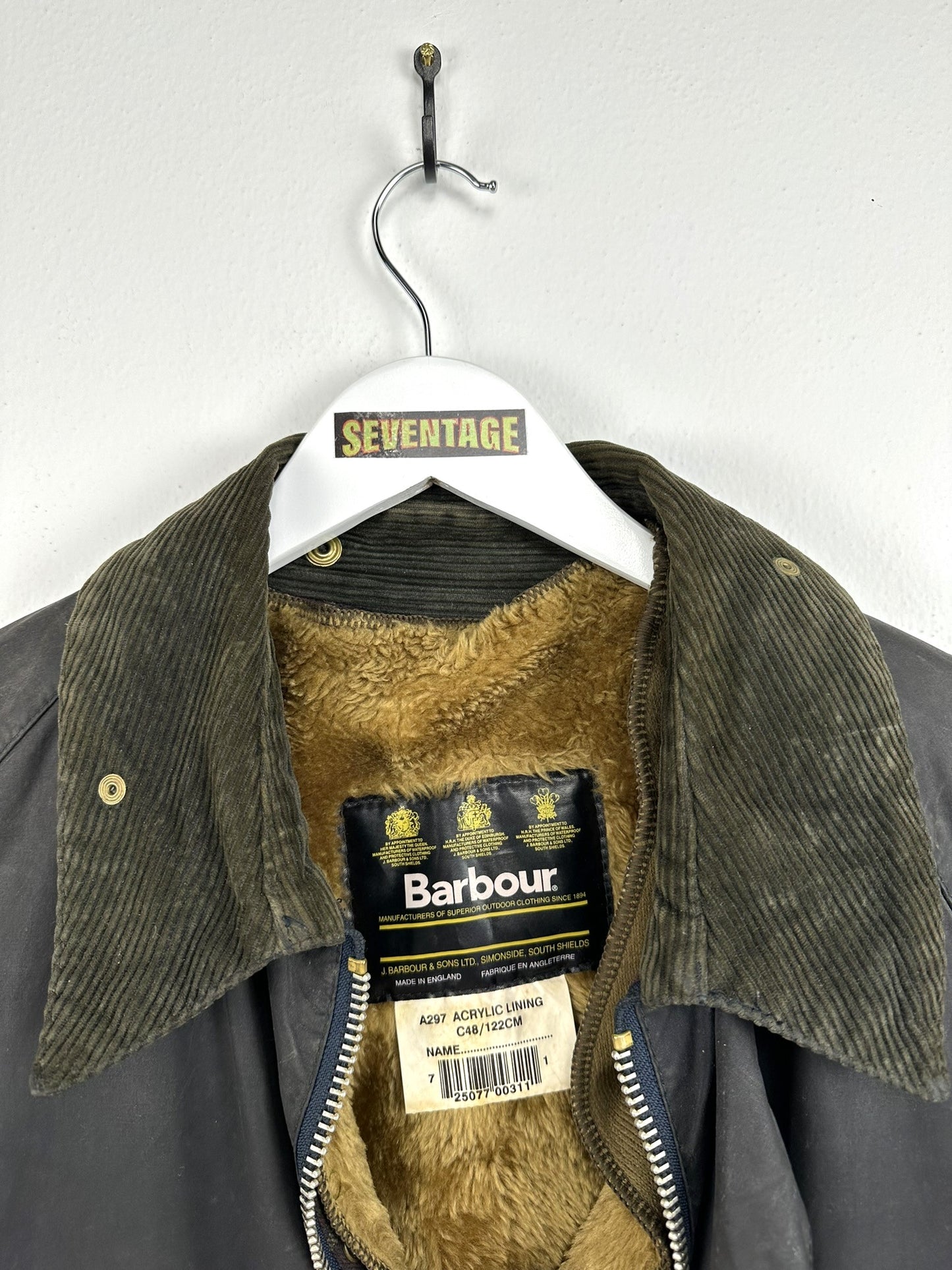 Barbour Beaufort blu imbottito C48 (05) - XL