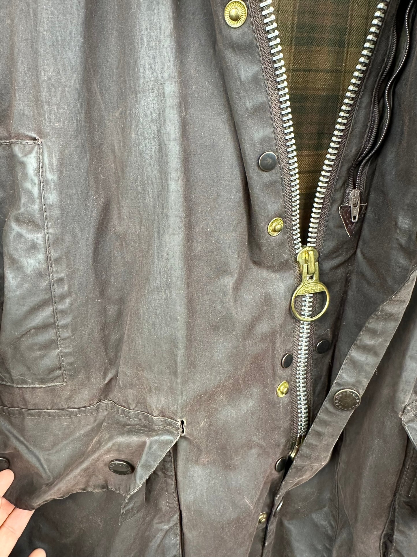 Barbour Beaufort c50 marrone (14) - XL