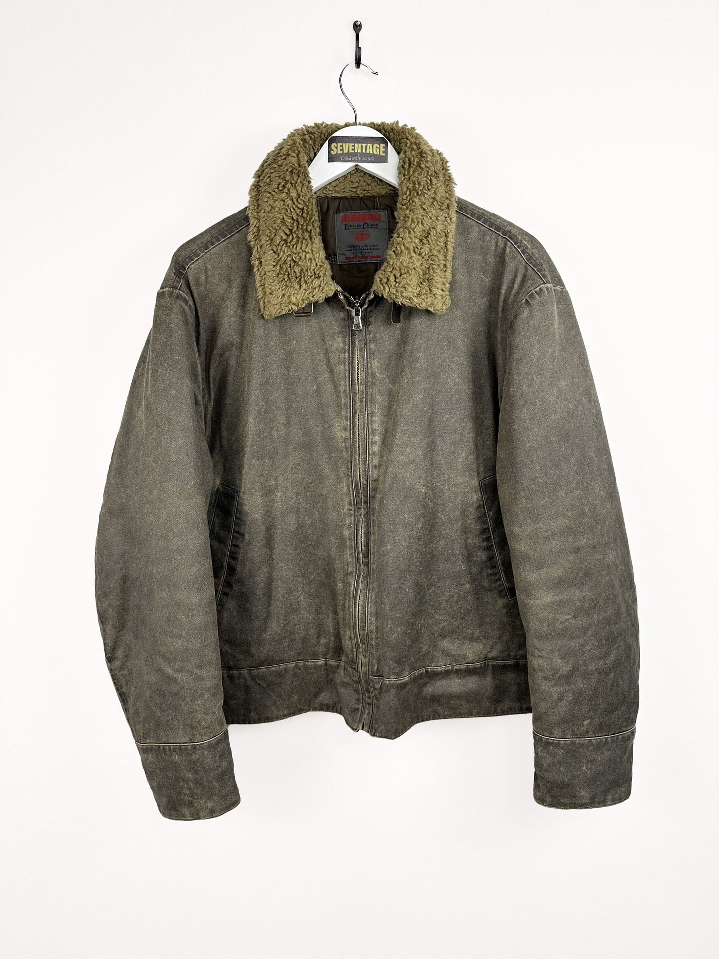 Bomber verde con pelo 00s - L