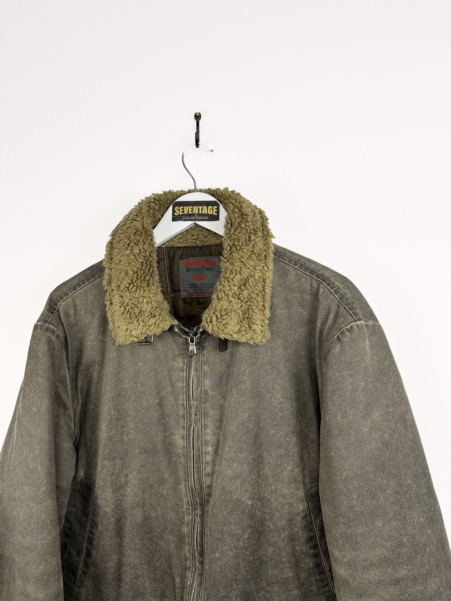 Bomber verde con pelo 00s - L