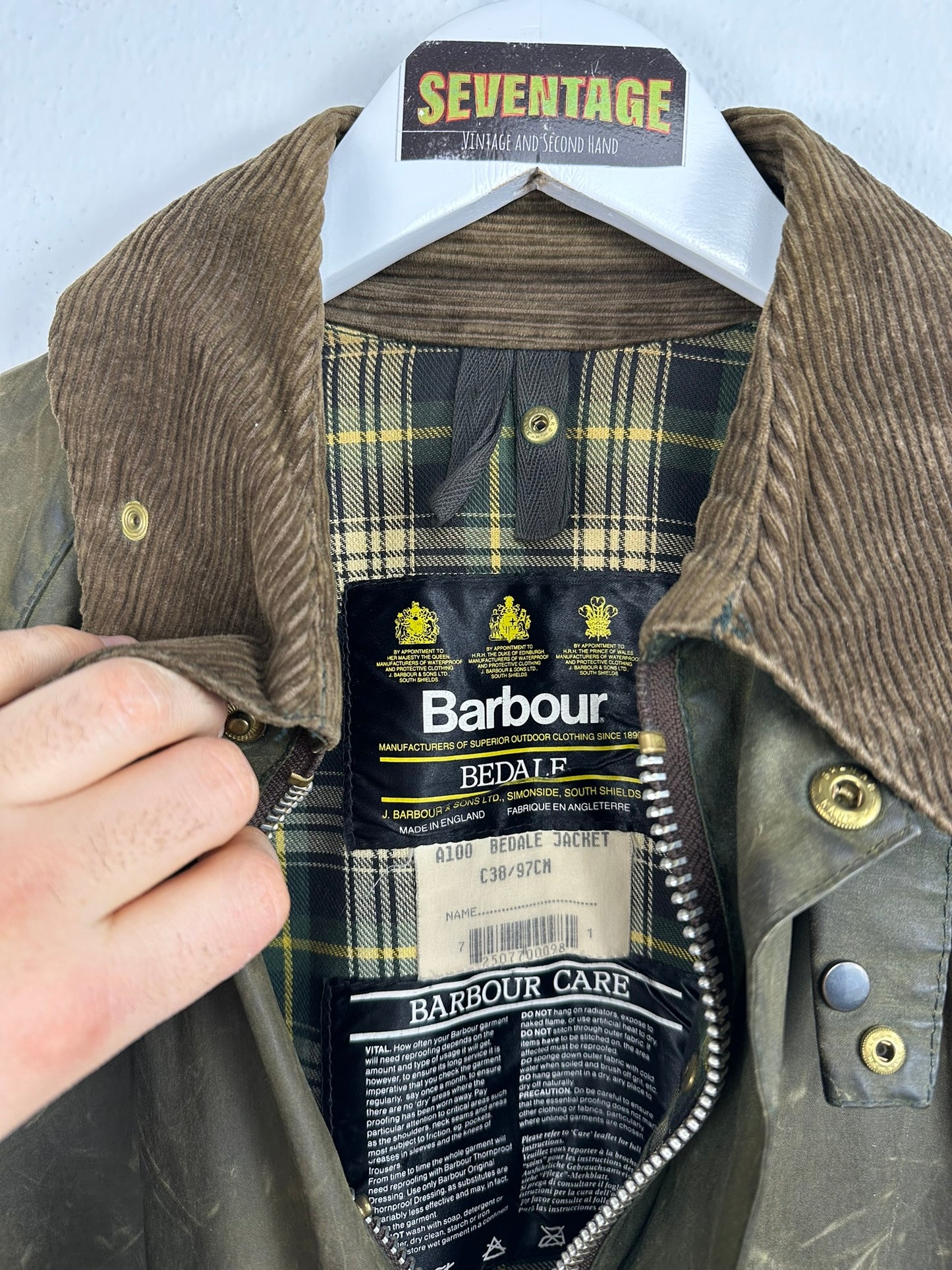 Barbour Bedale c38 verde (17) - S