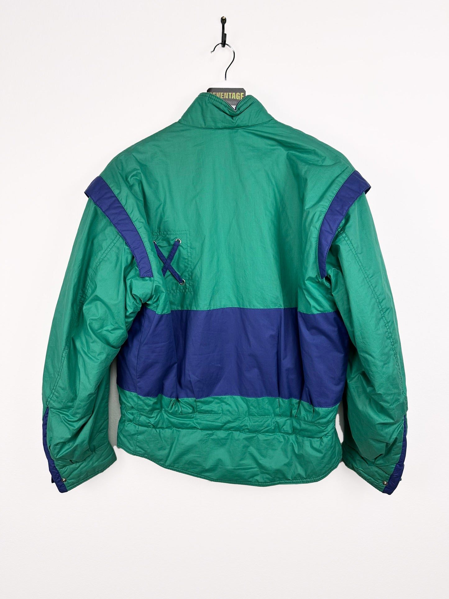 Piumino verde sci 90s - M