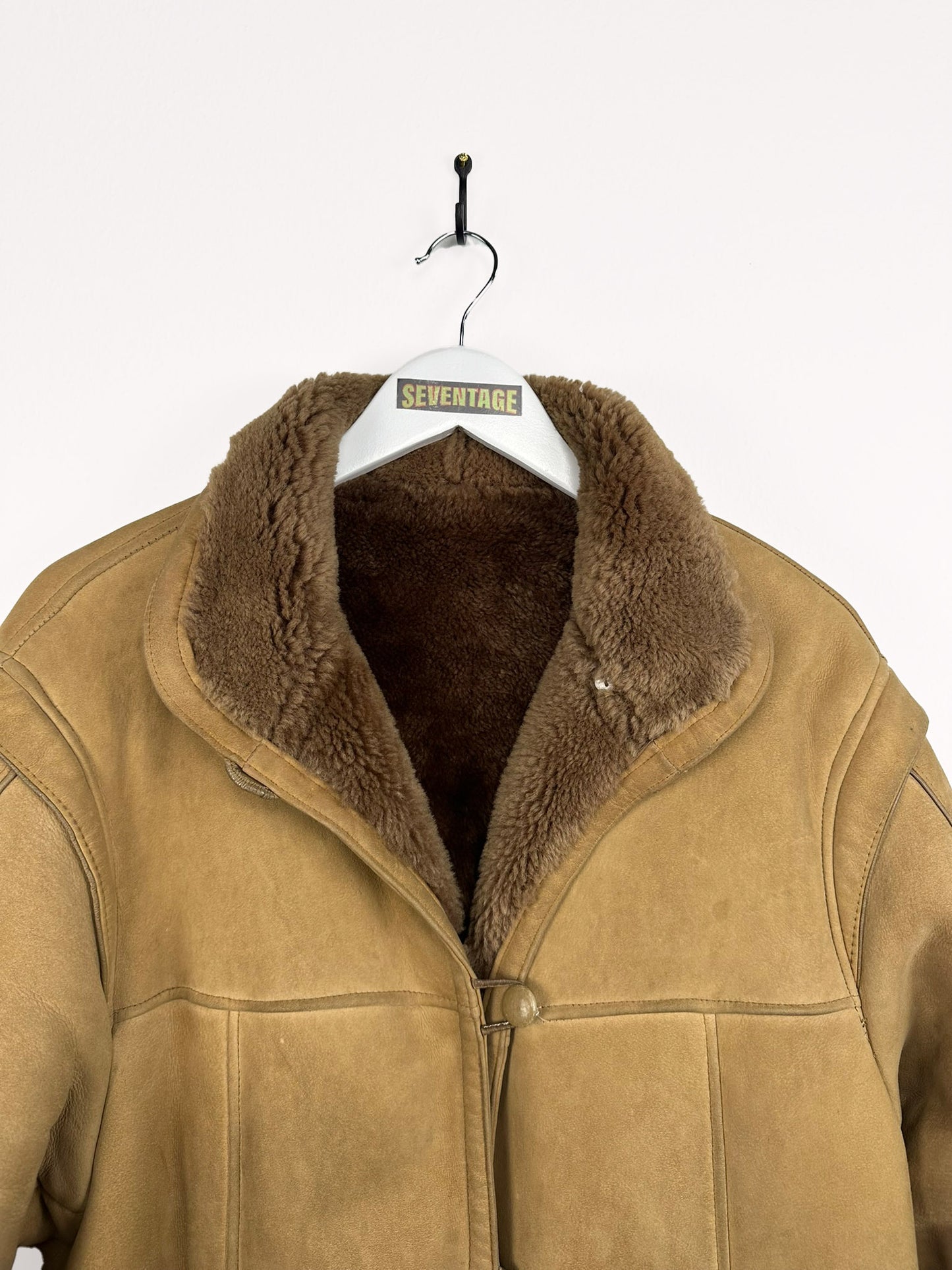 Montone shearling marrone - XL