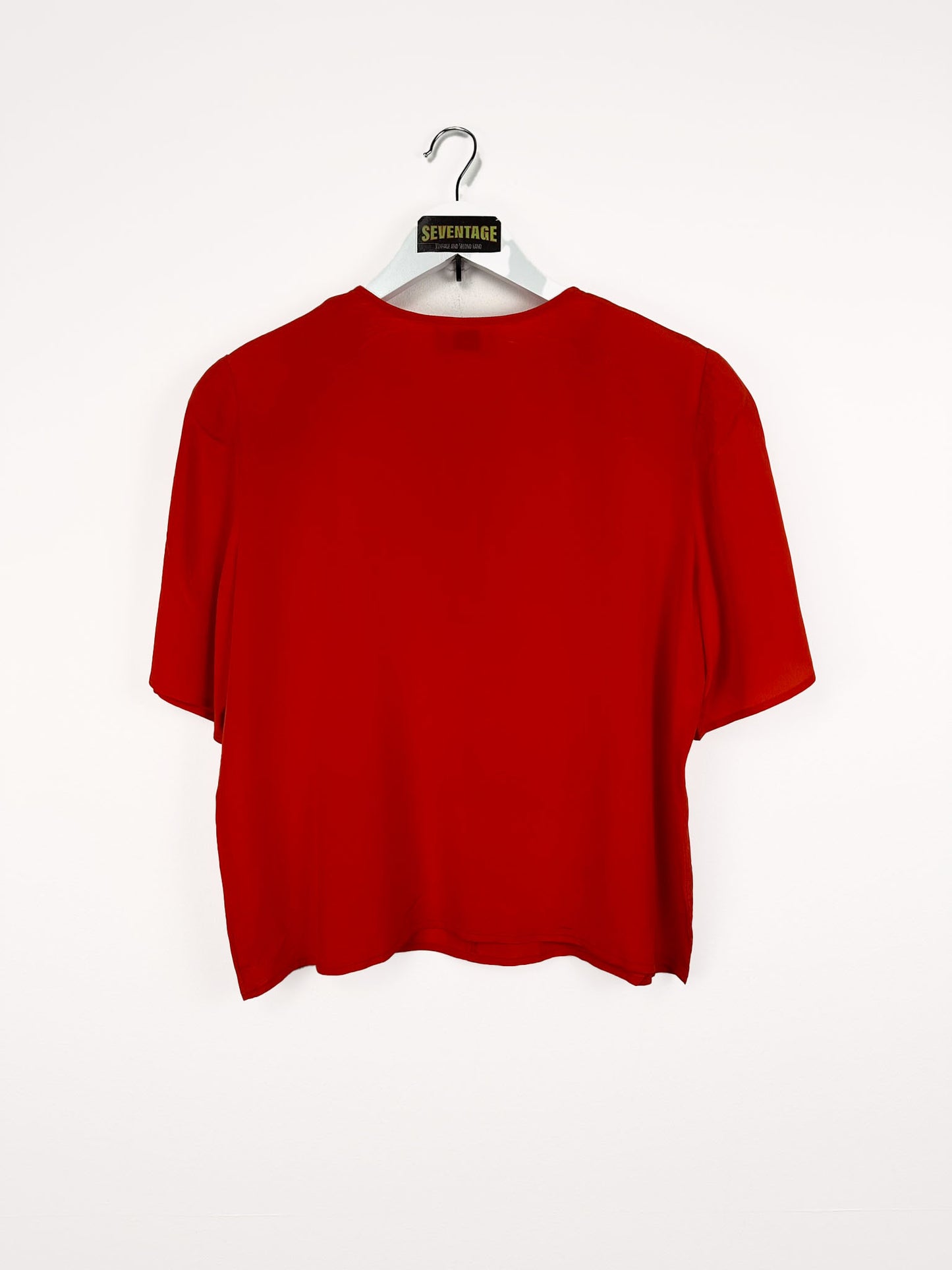 Camicia blusa Valentino rossa 90s - M