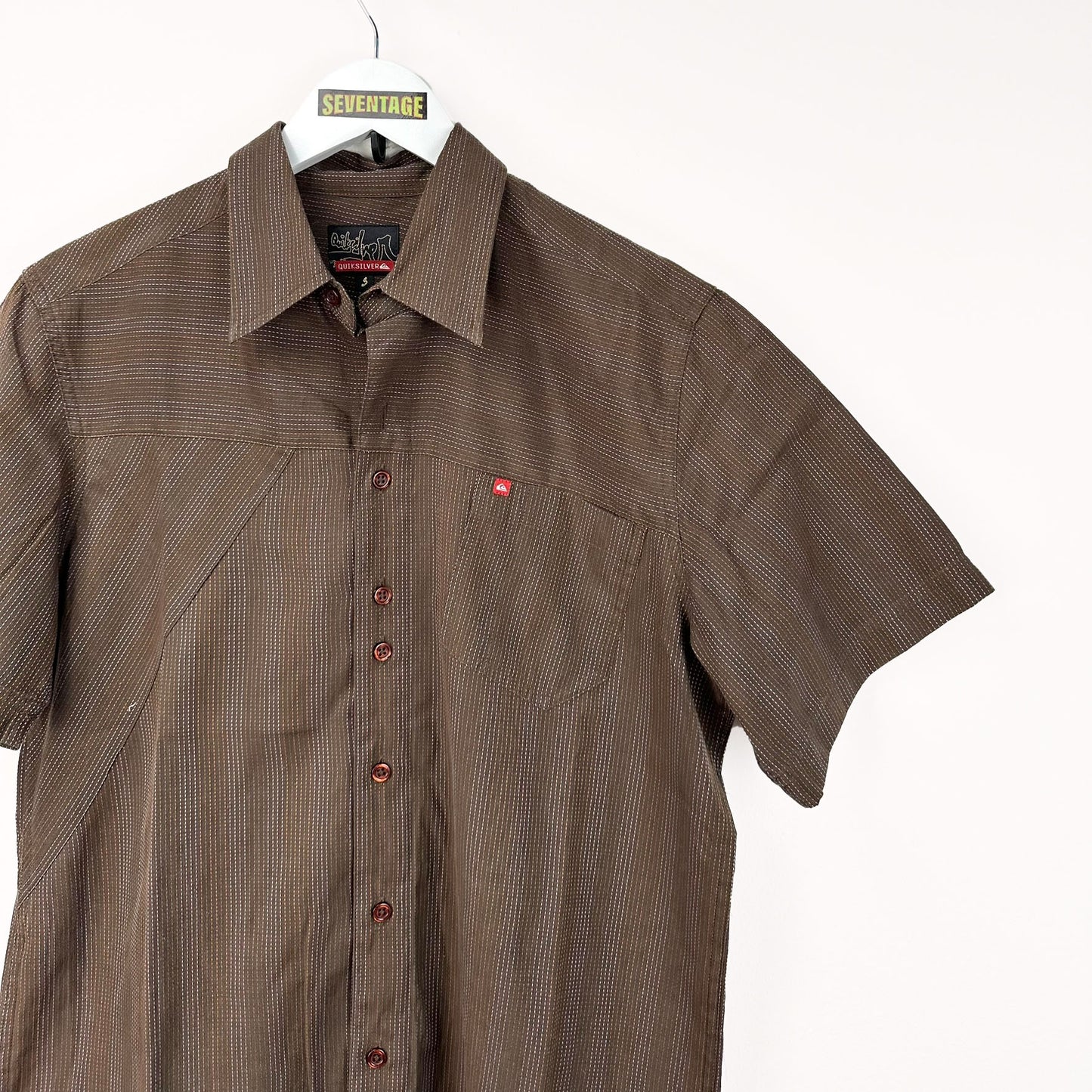 Camicia Quicksilver marrone vintage - S