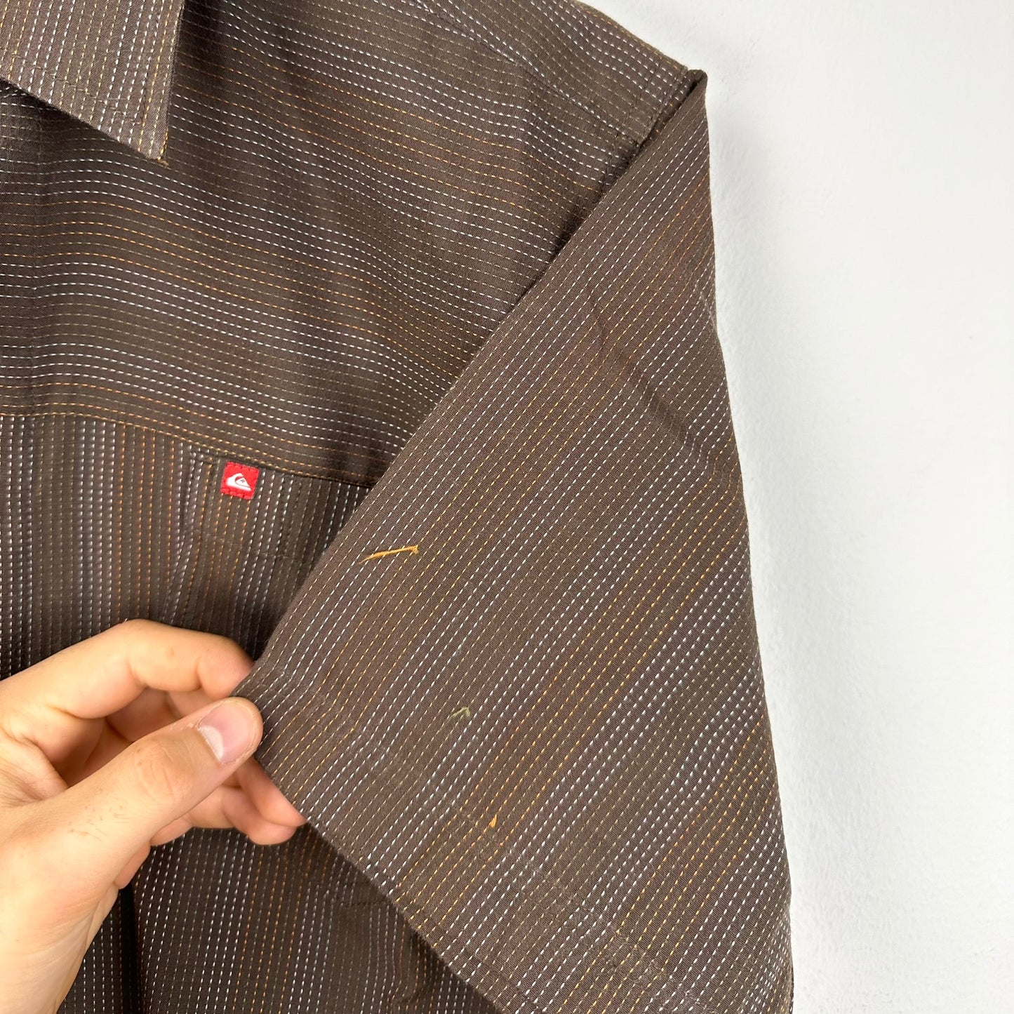 Camicia Quicksilver marrone vintage - S