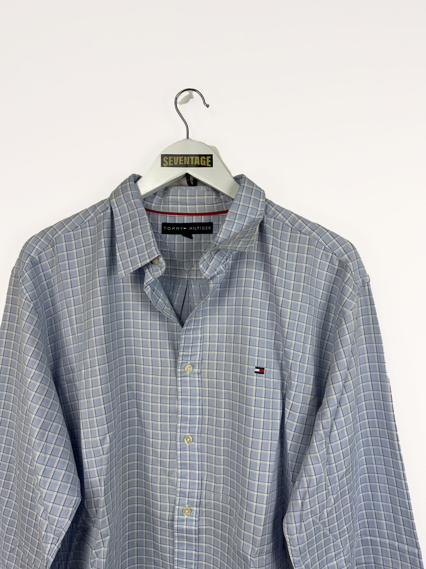 Camicia Tommy Hilfiger a quadretti 90s - L