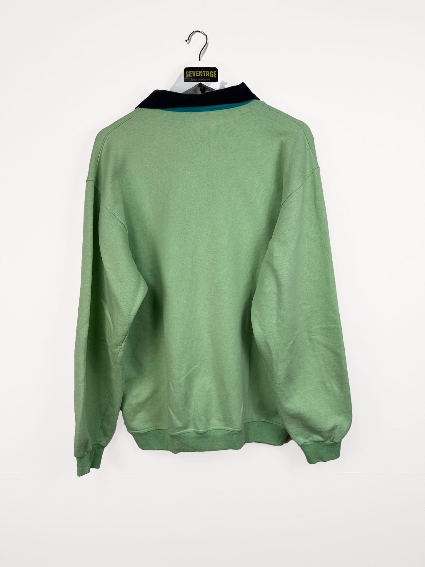 Felpa Diadora verde cricket 80s - XL