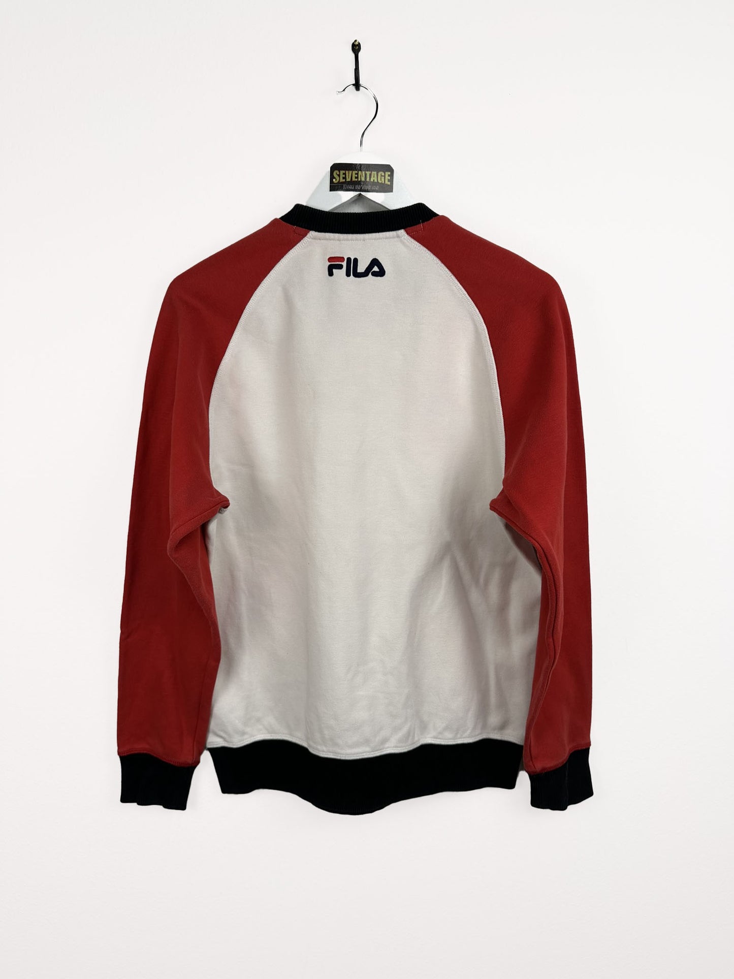 Felpa Fila bianca rossa 00s - M