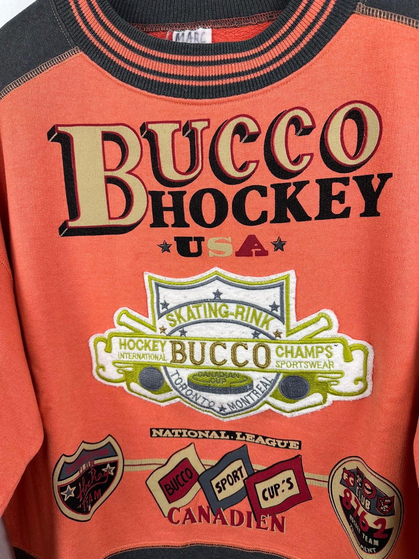 Felpa Bucco Hockey USA 80s - M