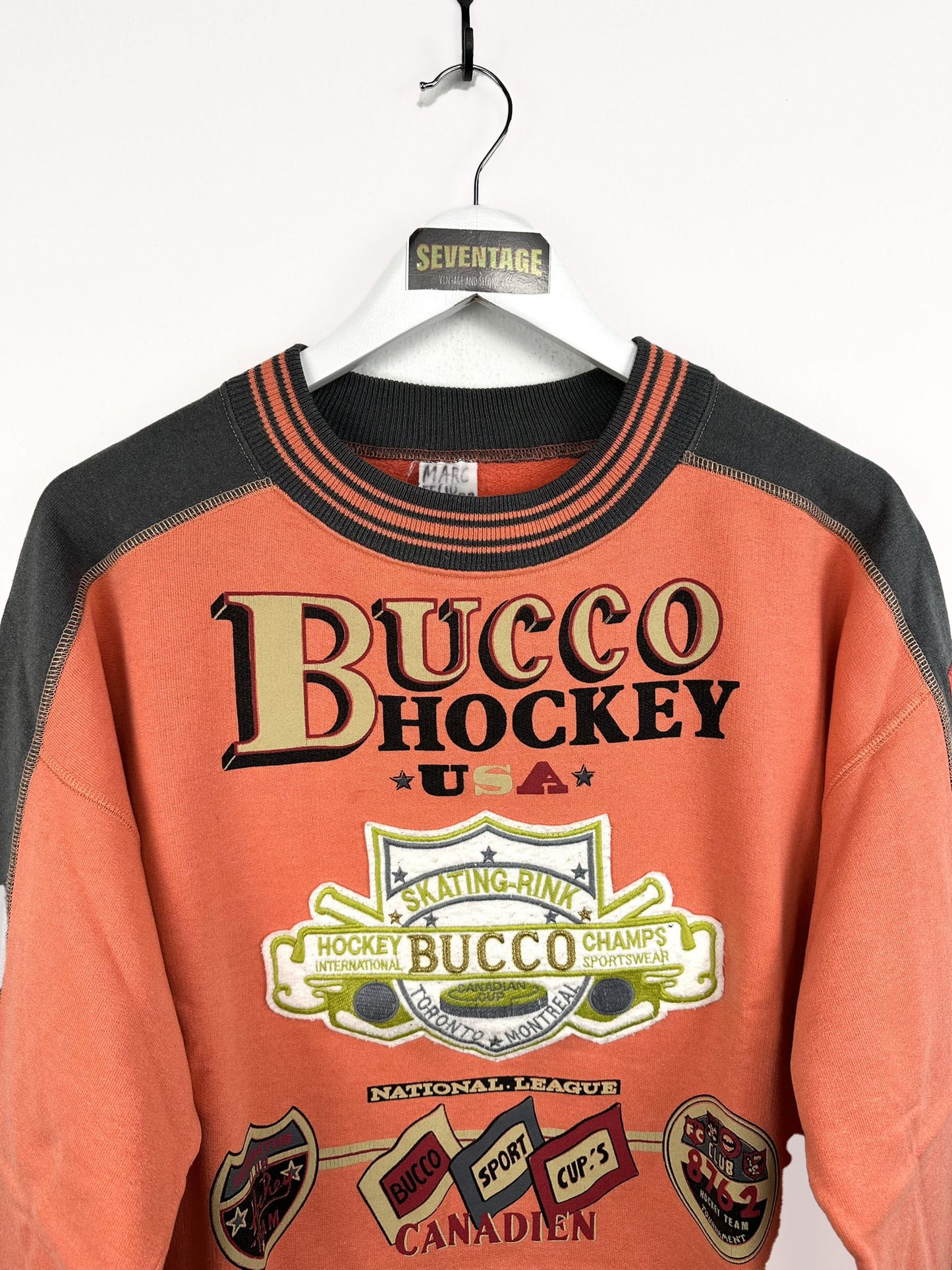 Felpa Bucco Hockey USA 80s - M