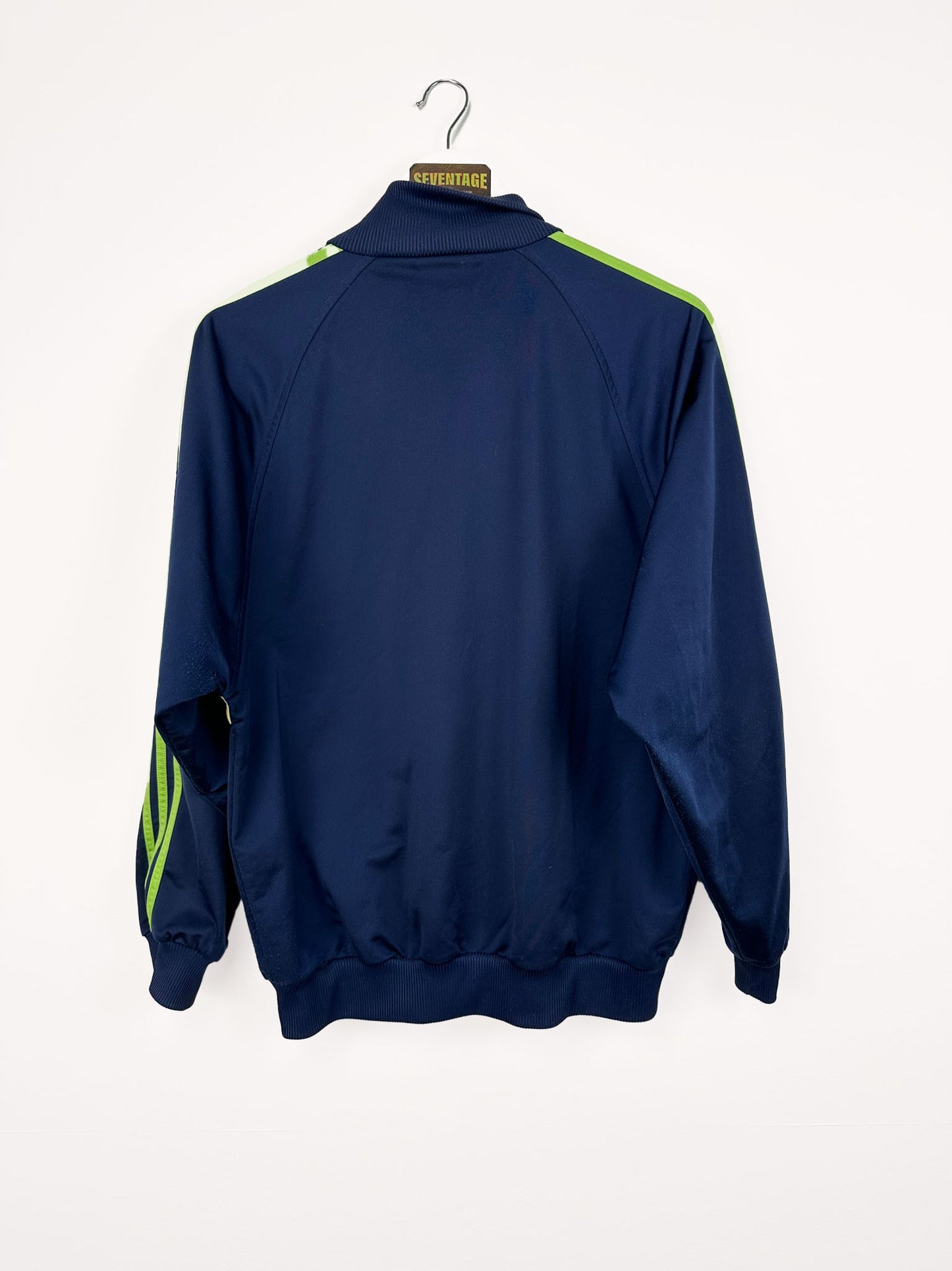 Felpa Adidas blu gialla 90s - S