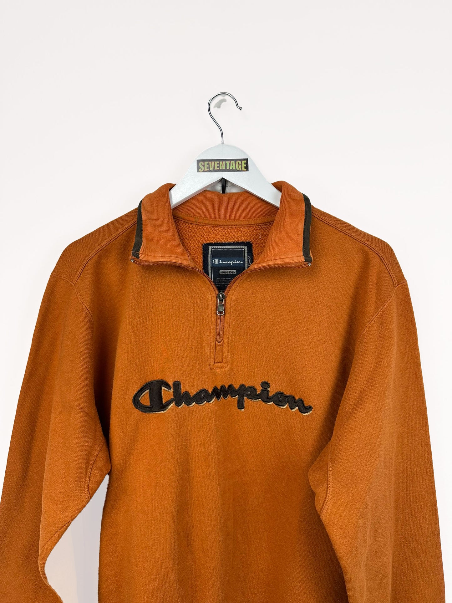 Felpa Champion arancio 90s - XL