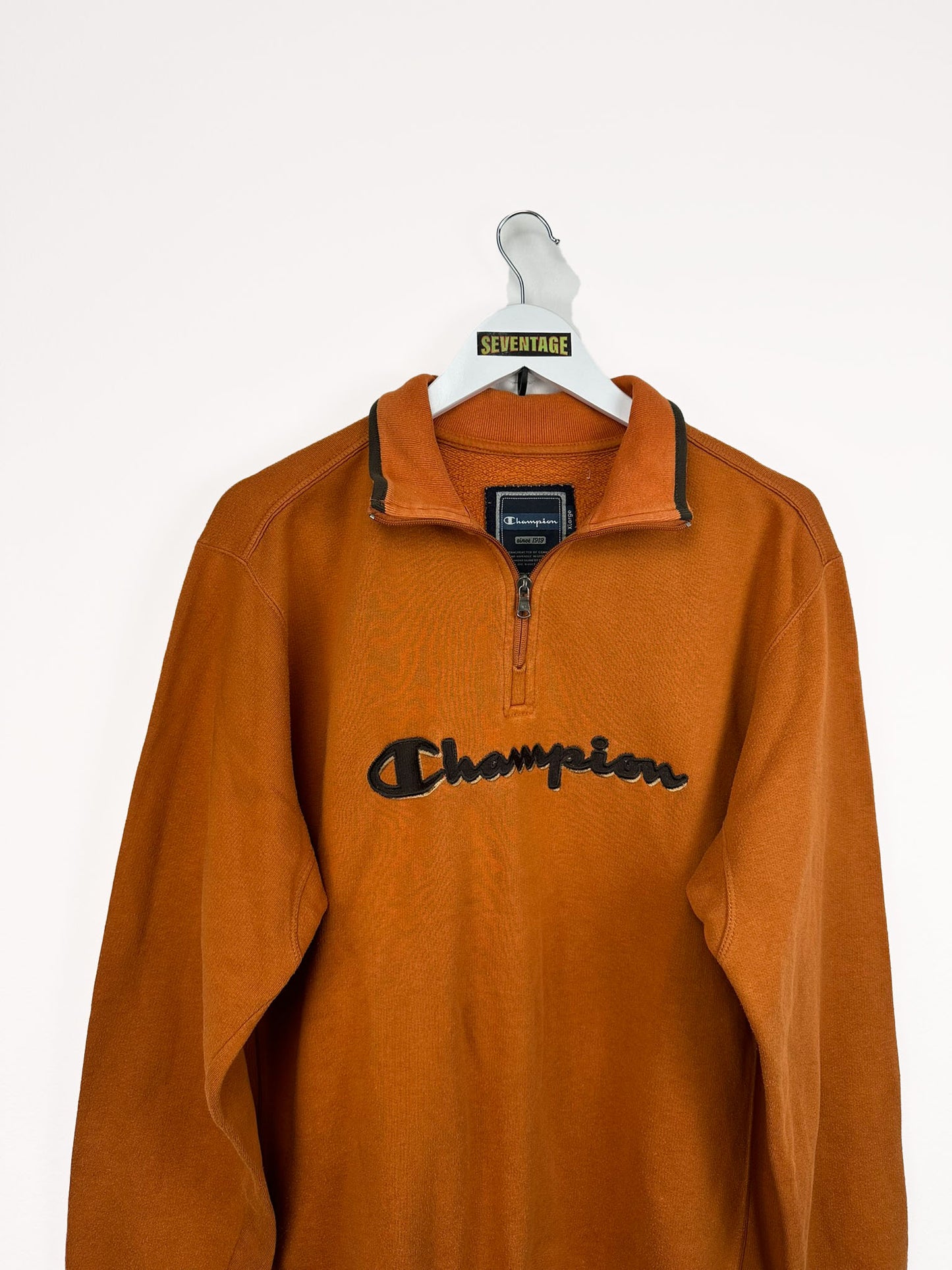 Felpa Champion arancio 90s - XL