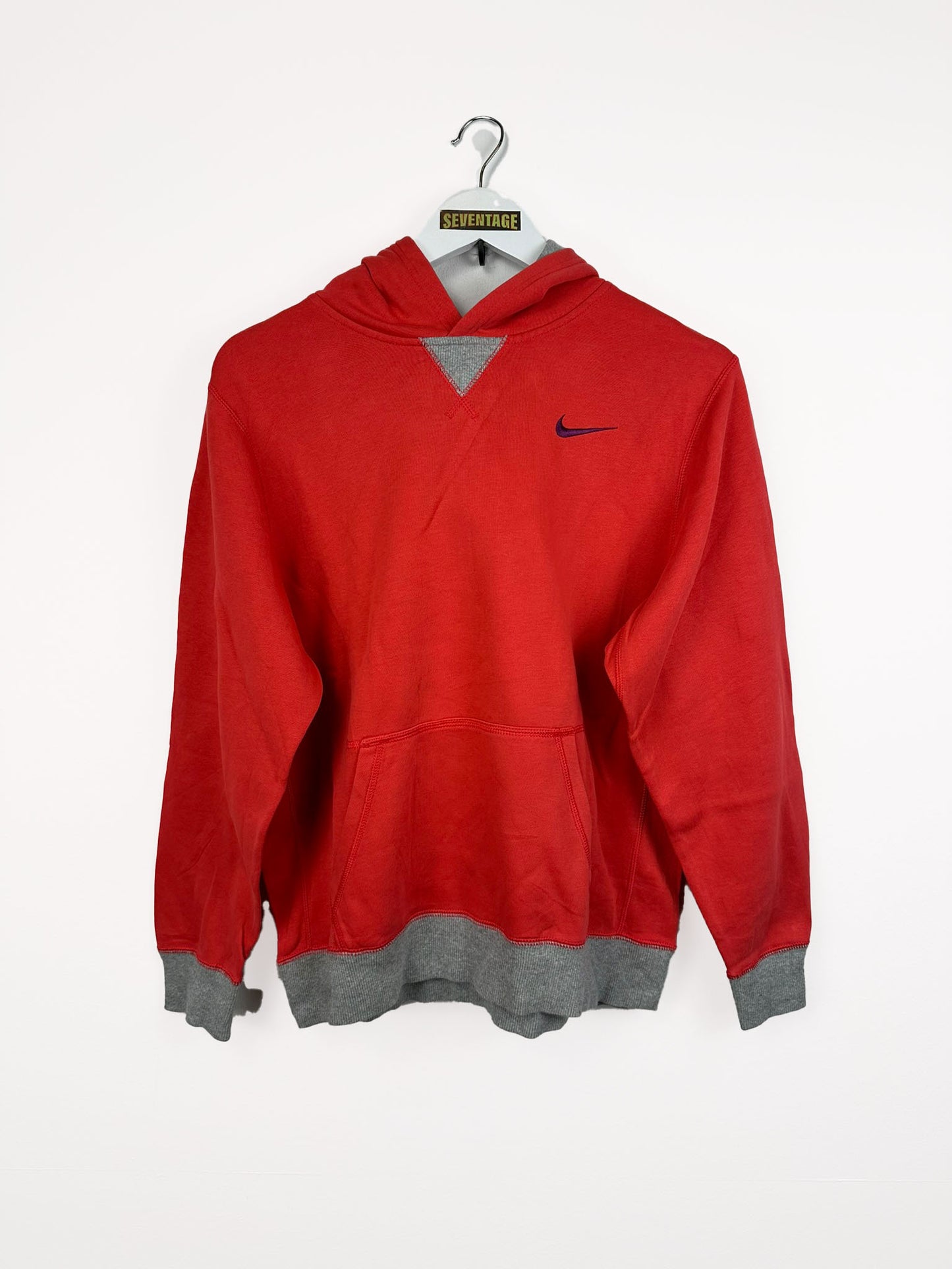 Felpa Nike rossa grigia - S