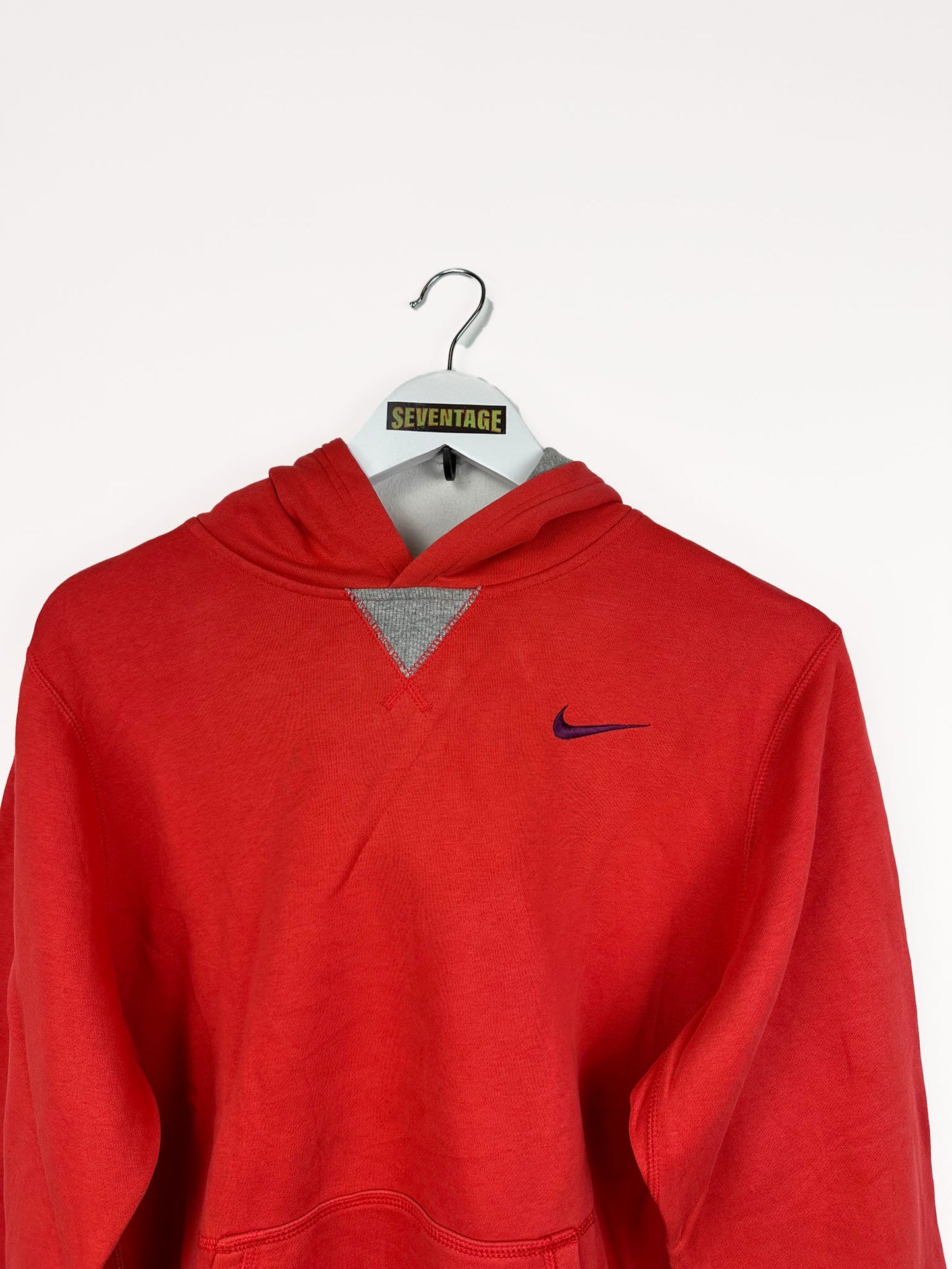 Felpa Nike rossa grigia - S