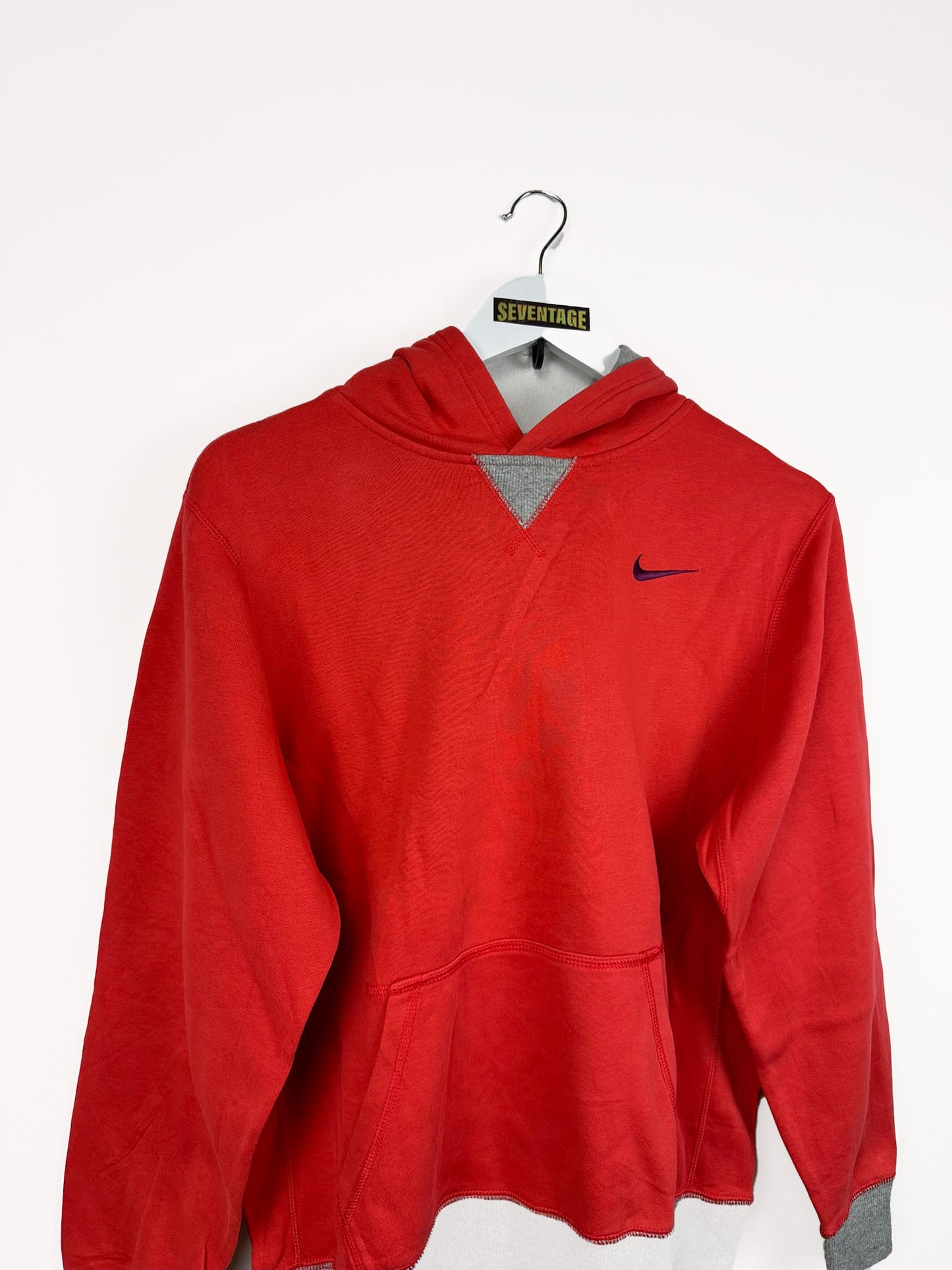 Felpa Nike rossa grigia - S