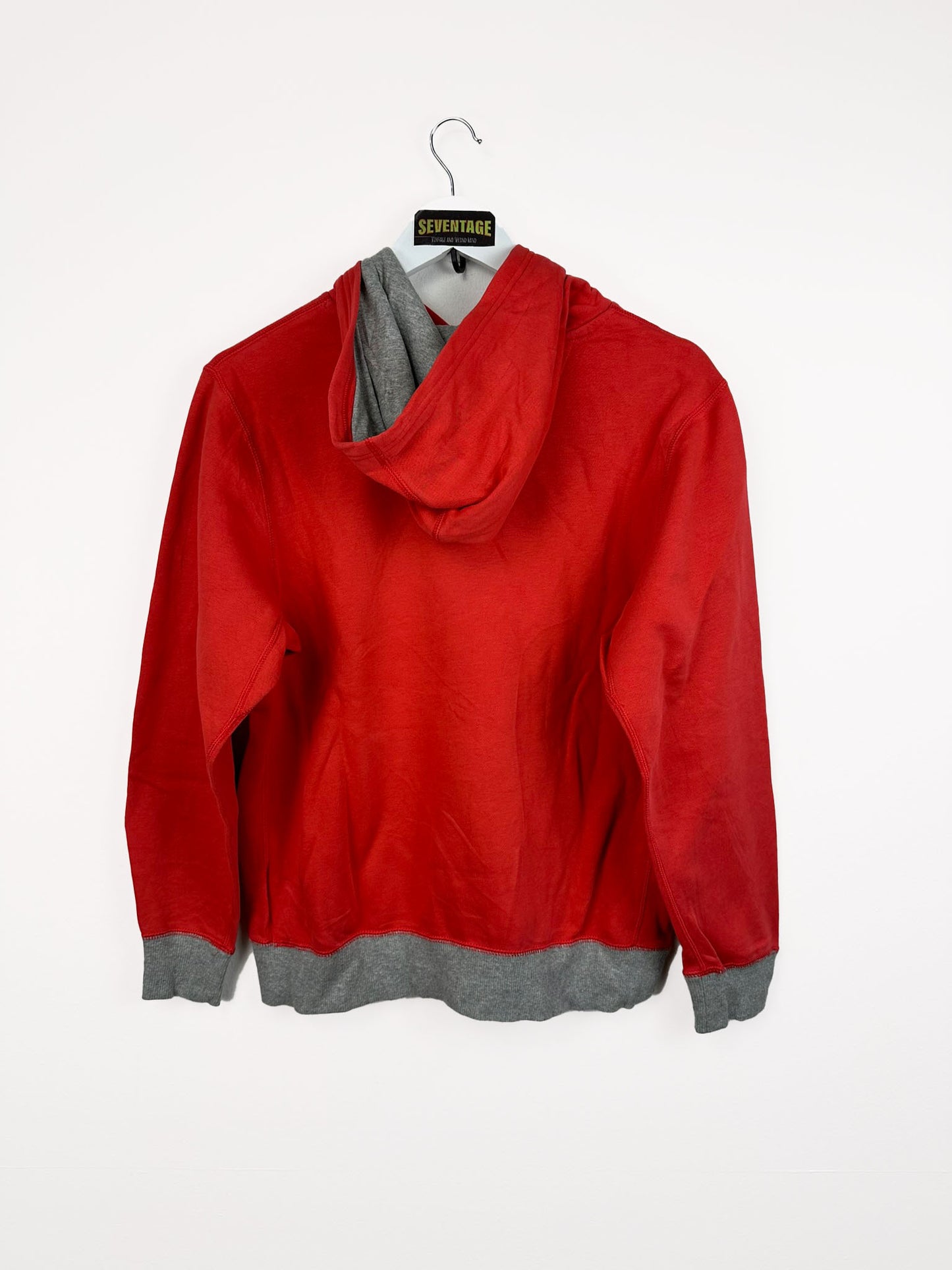 Felpa Nike rossa grigia - S
