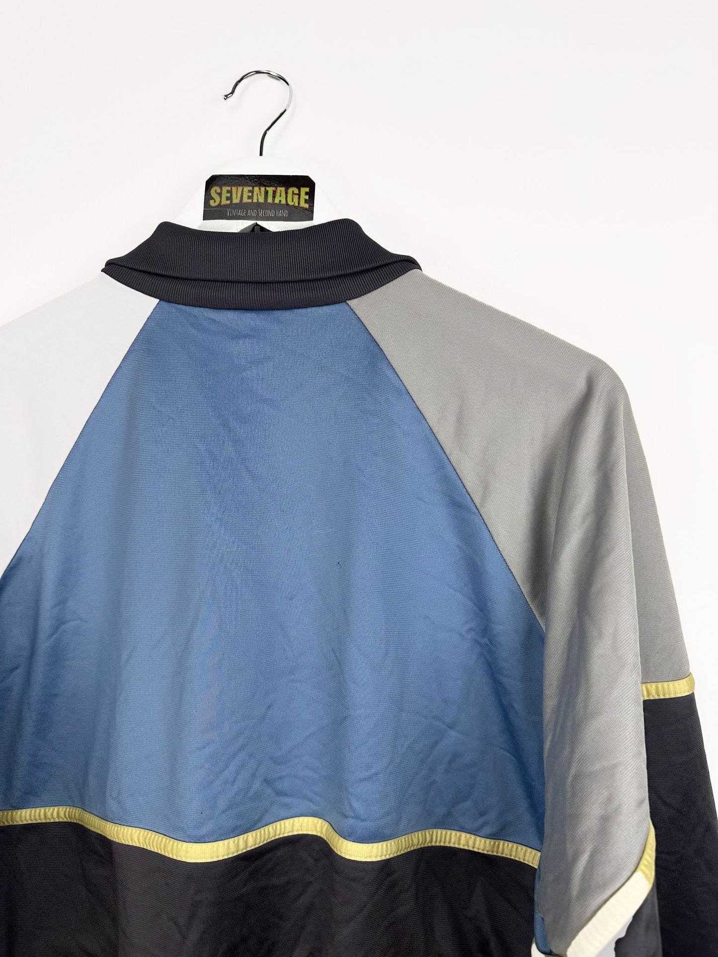Felpa Adidas grigia blu - M