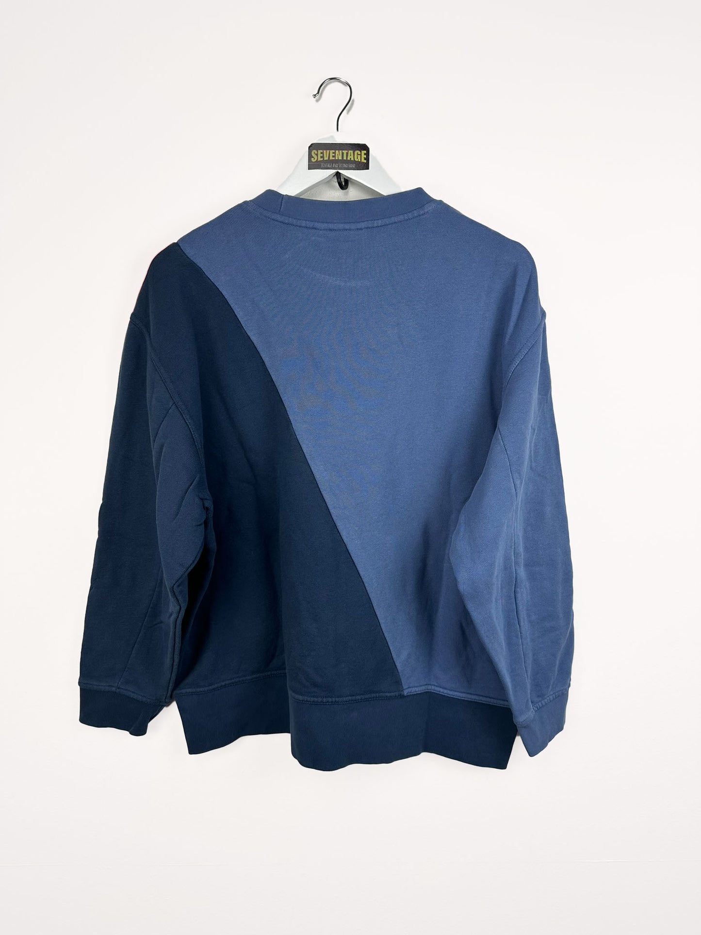 Felpa Adidas blu donna over - M