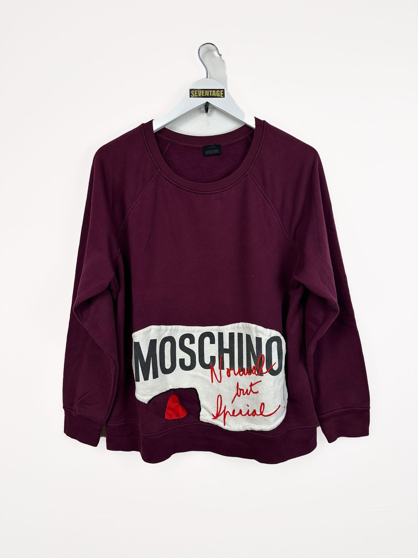 Felpa Moschino bordeaux - M