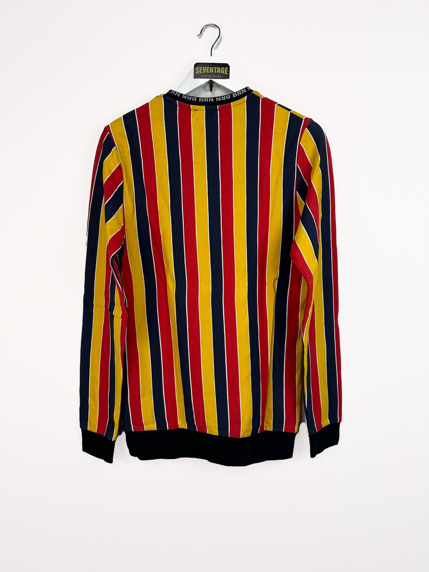 Felpa multicolor a righe - M