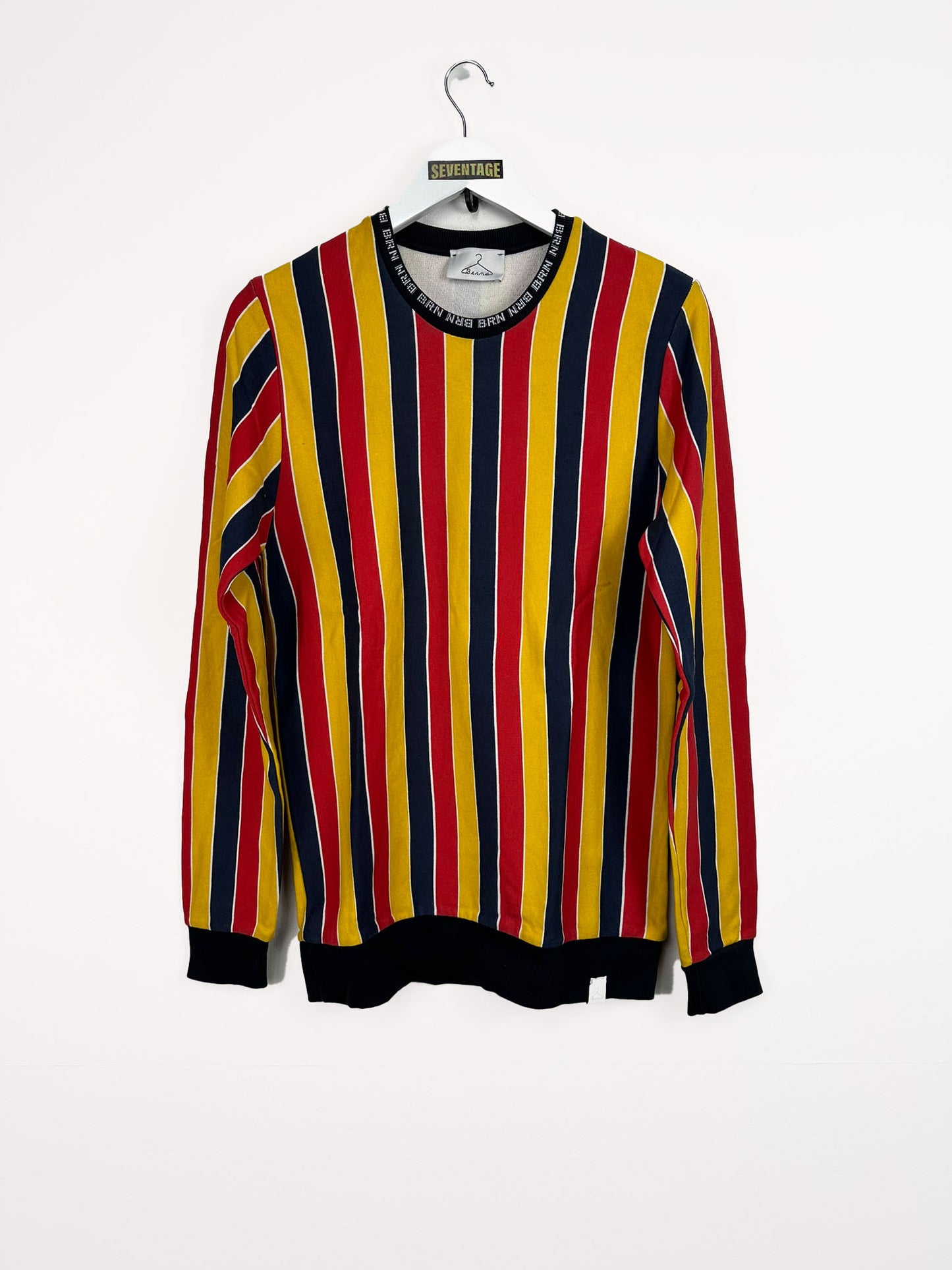Felpa multicolor a righe - M
