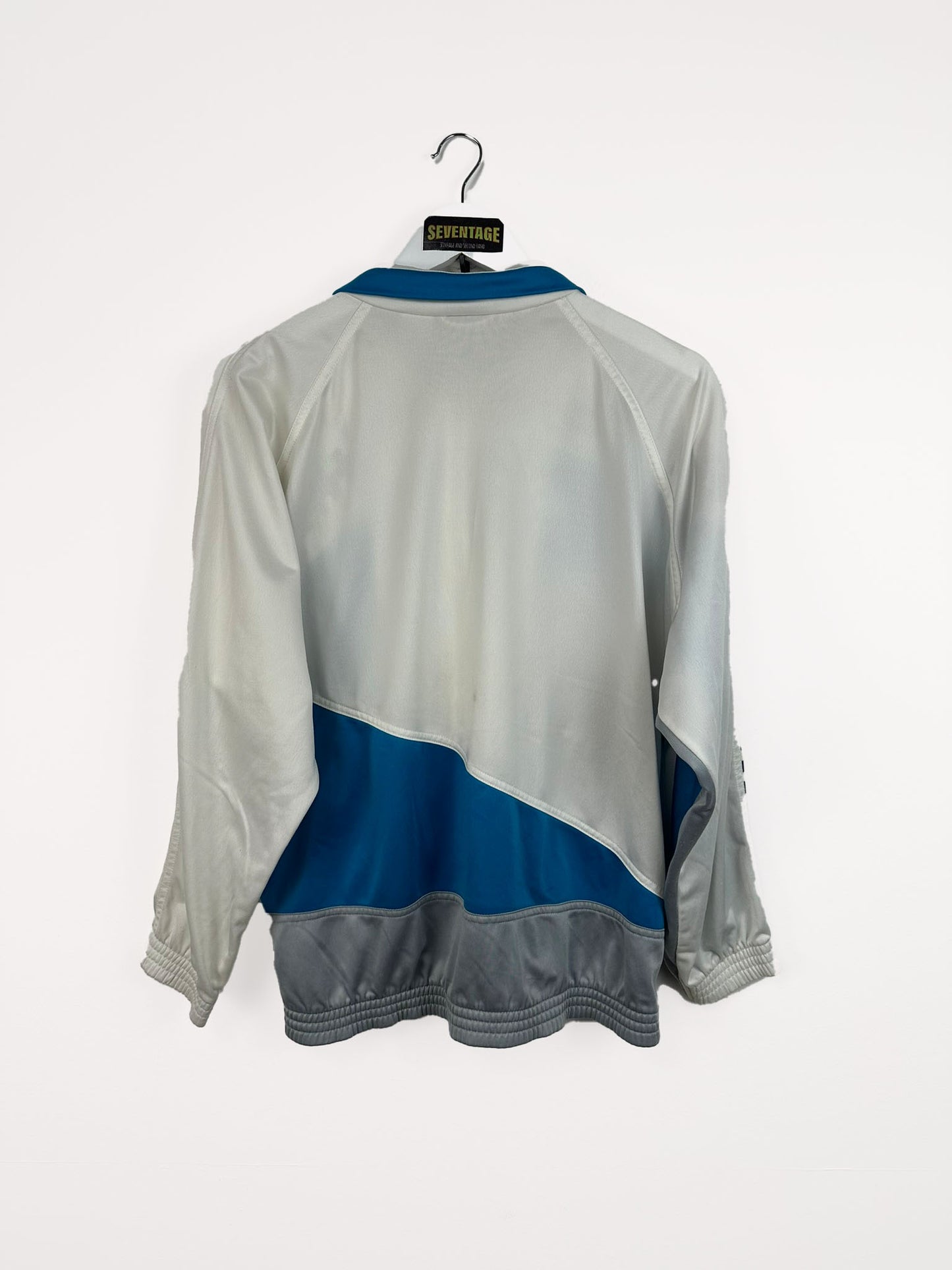 Felpa Lotto grigia blu 90s - S