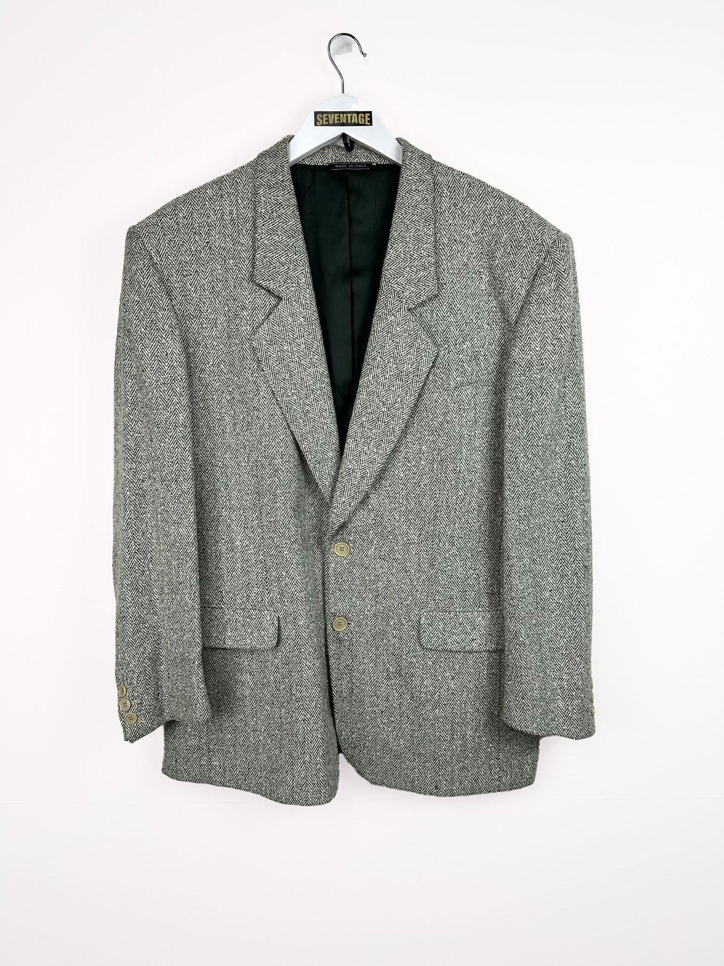 Blazer grigio bianco 90s - XL