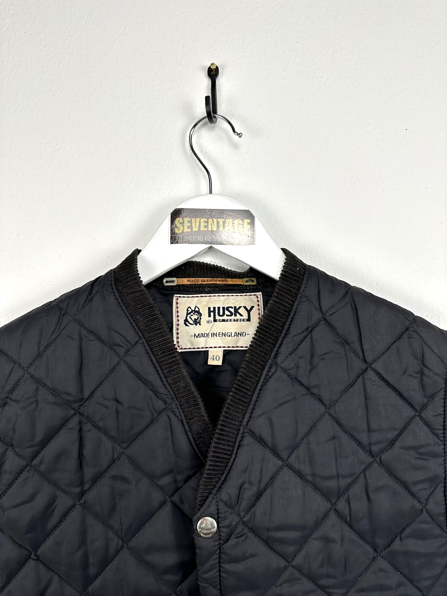 Gilet Husky nero 90s - L