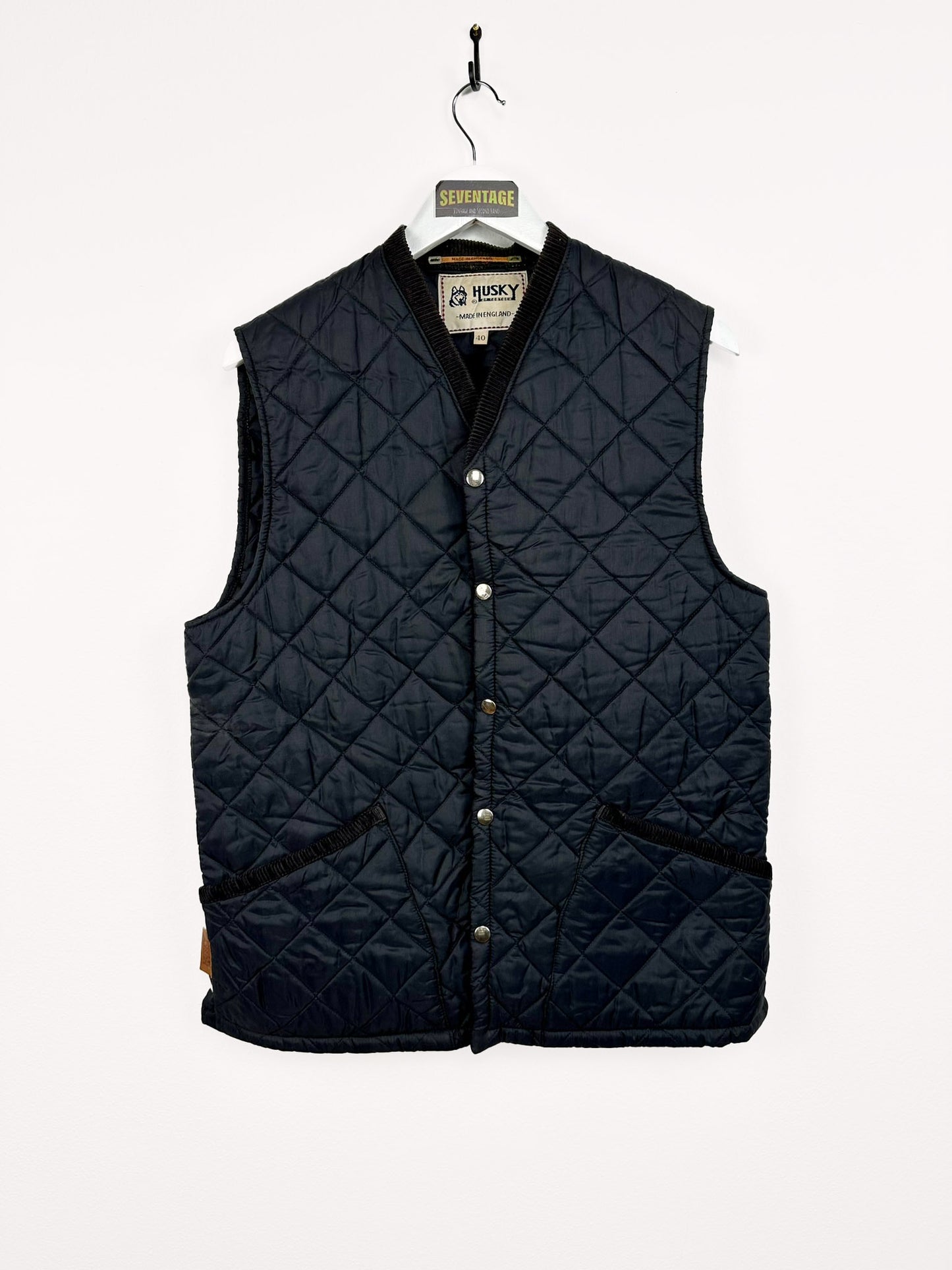Gilet Husky nero 90s - L