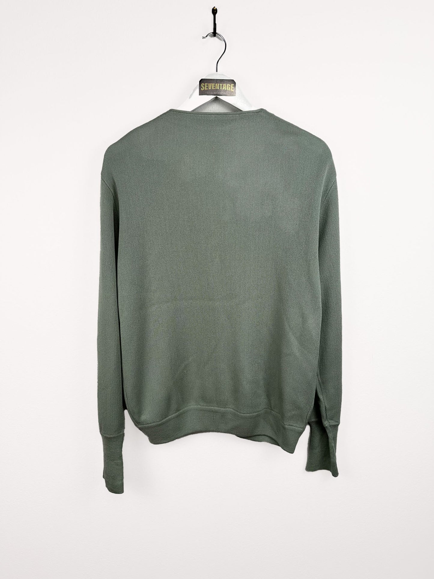 Cardigan Lacoste verde acqua - M
