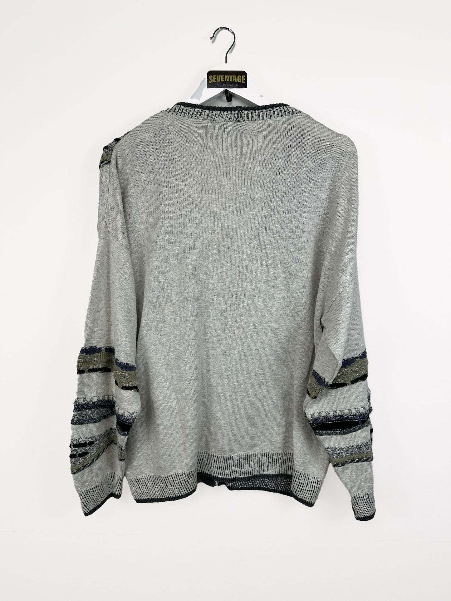 Cardigan Missoni beige blu - L