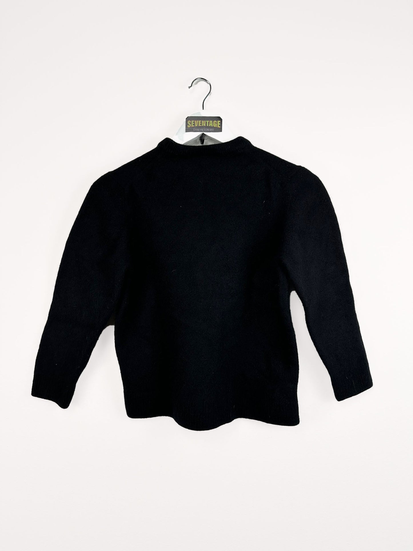 Maglione Lacoste nero in lana donna - XXS