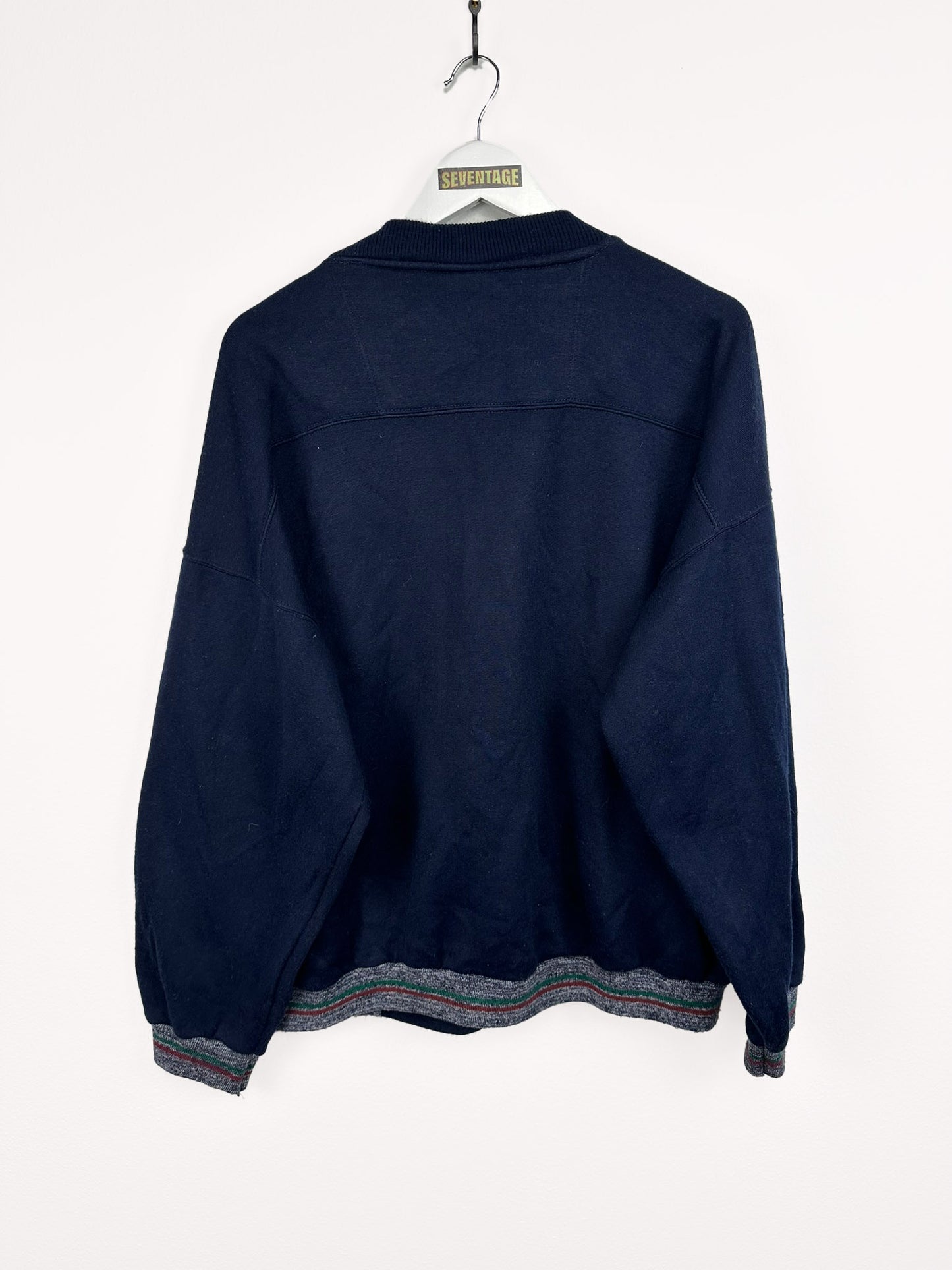Cardigan blu 90s - L