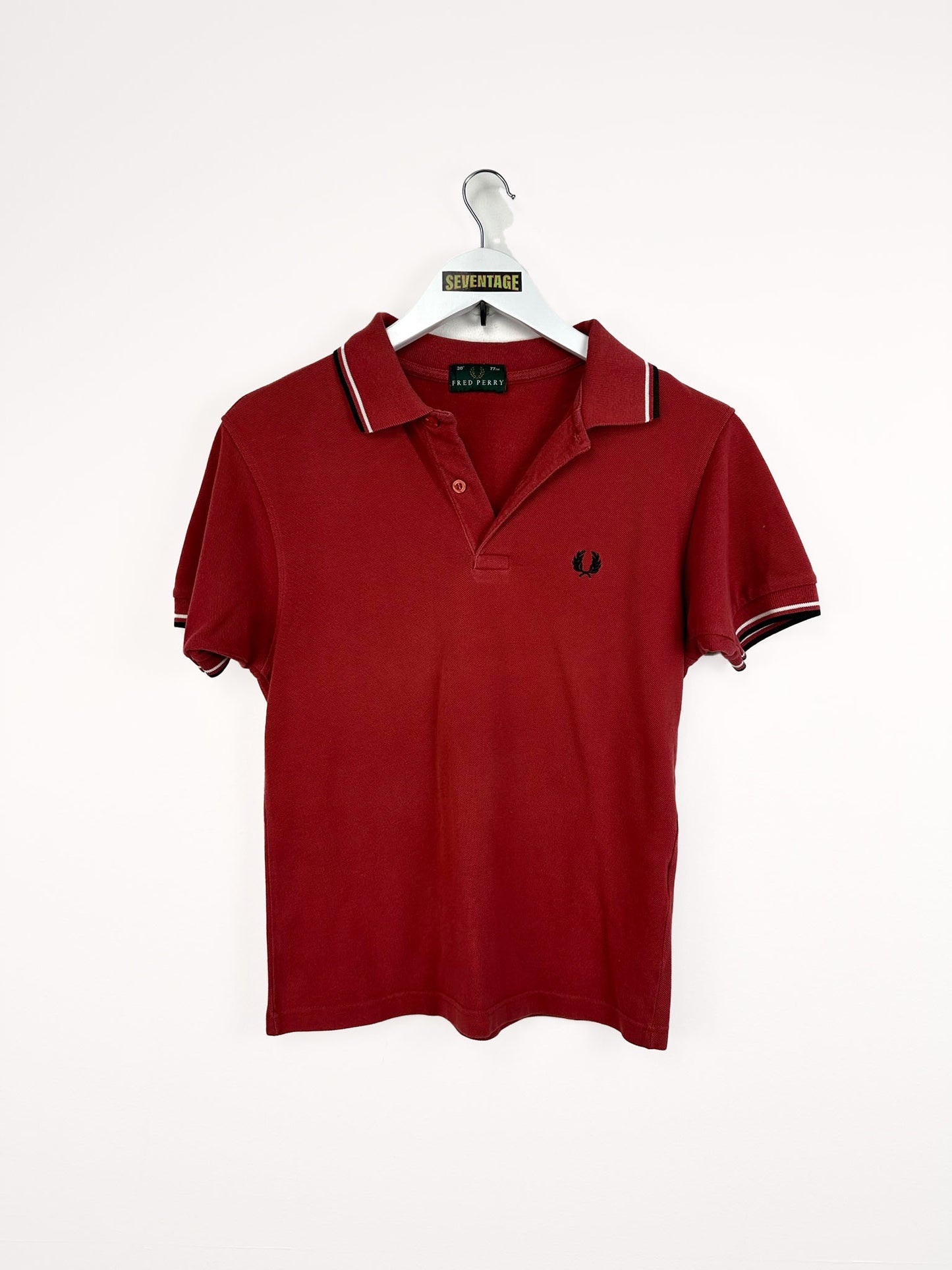 Polo Fred Perry rossa donna - M