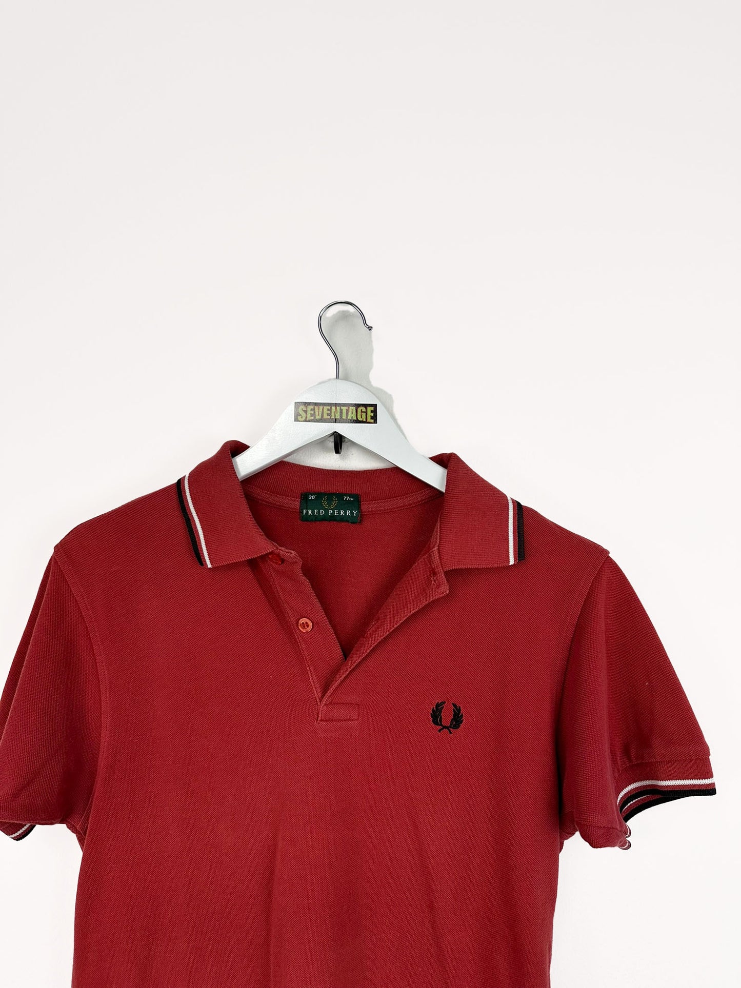 Polo Fred Perry rossa donna - M