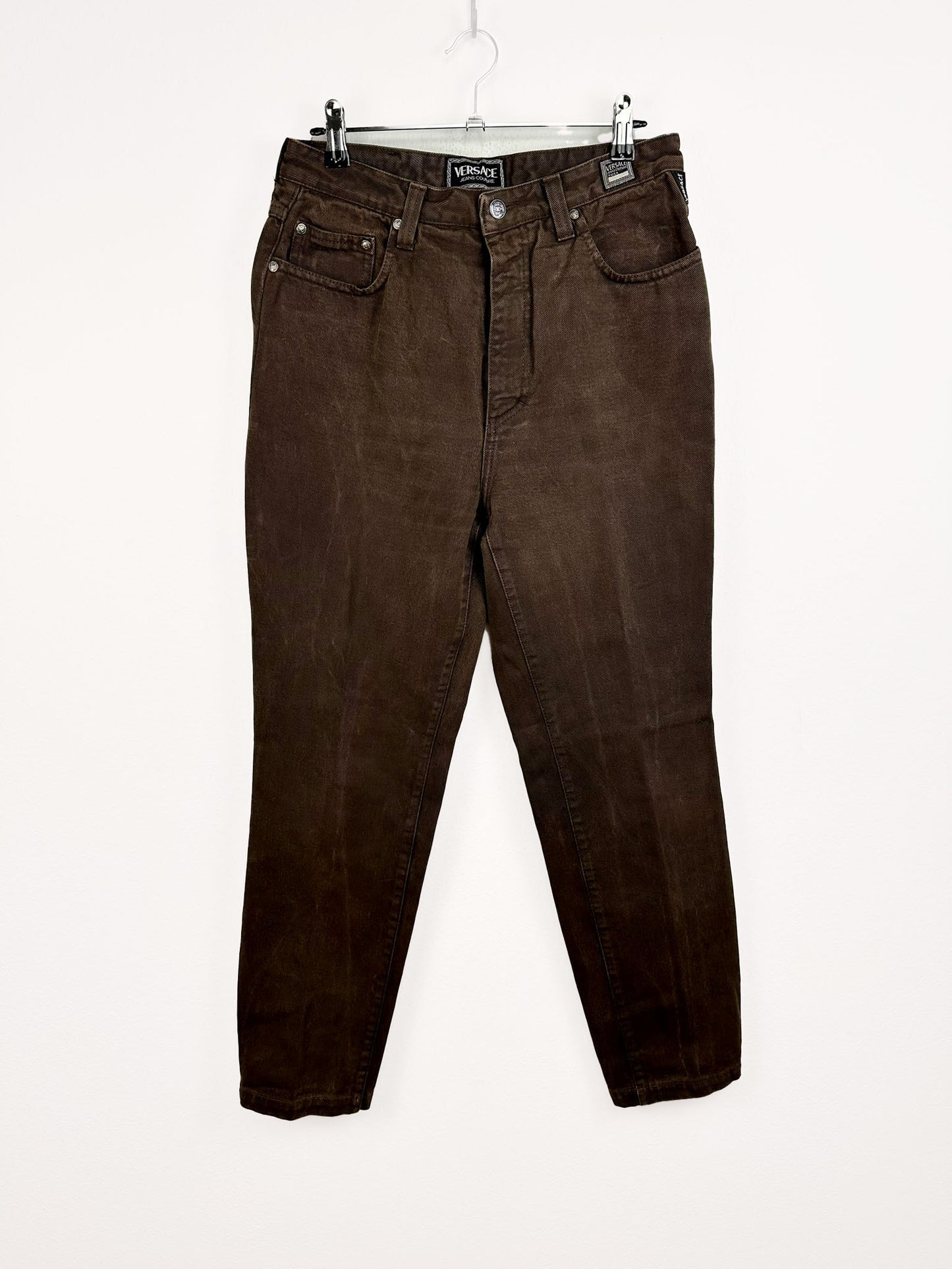 Jeans Versace marroni 00s - 48