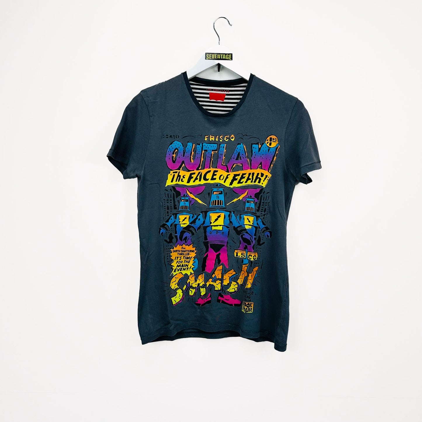 T-shirt Levi's grigia multicolor - S