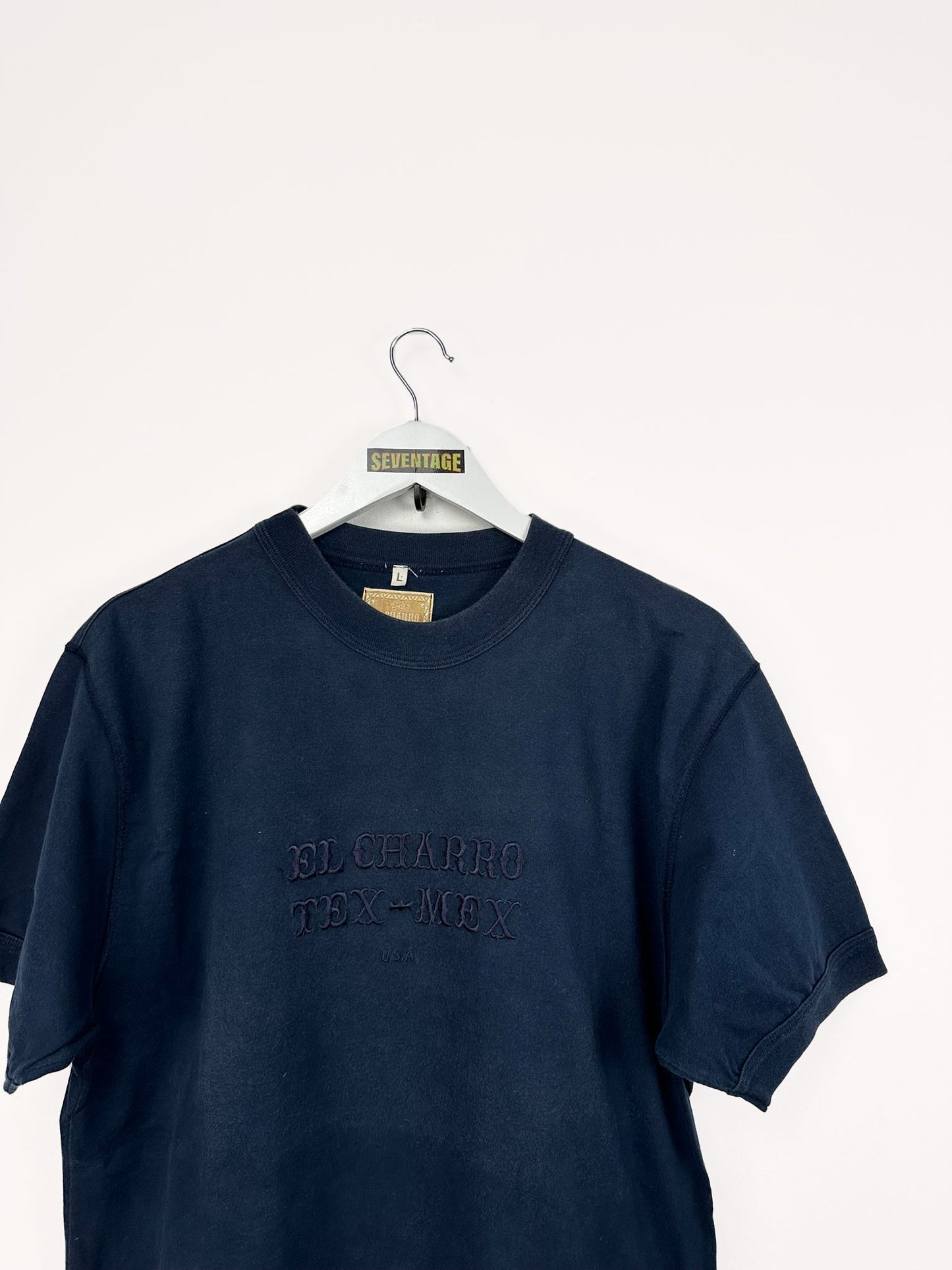 T-shirt El Charro blu 90s - L