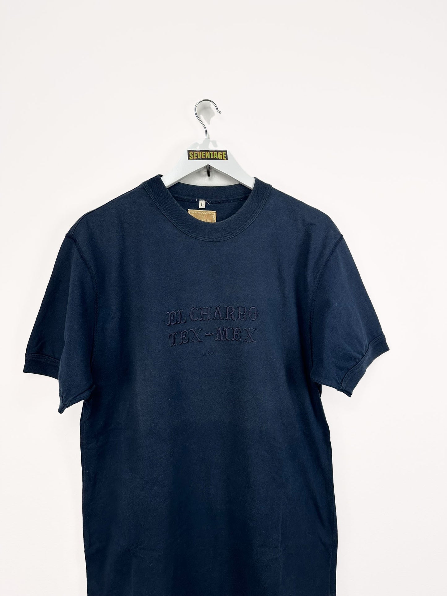 T-shirt El Charro blu 90s - L