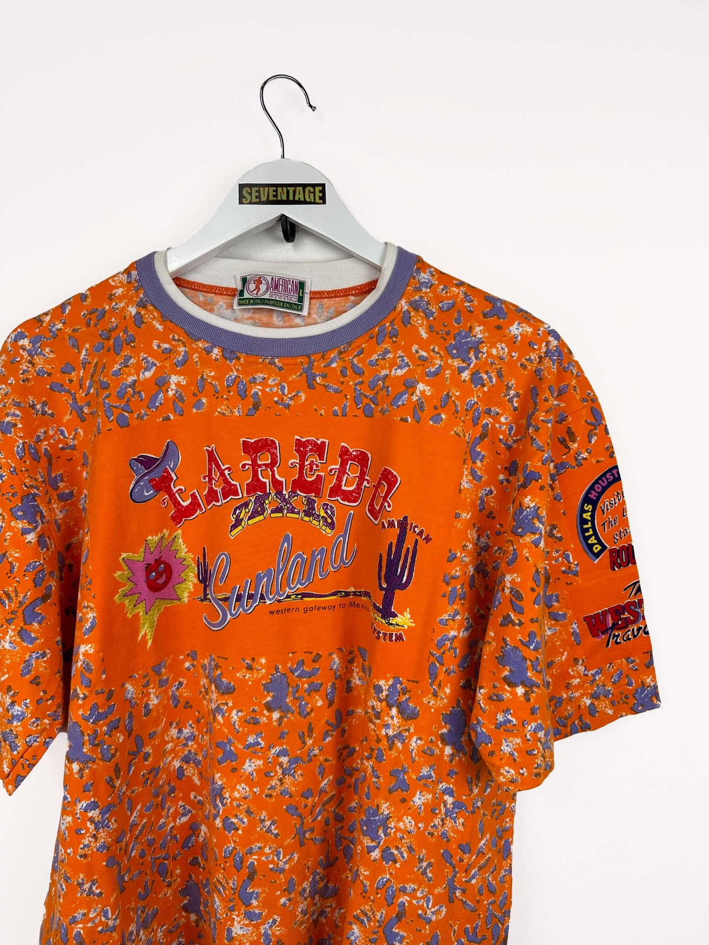 T-shirt American System 80s - L