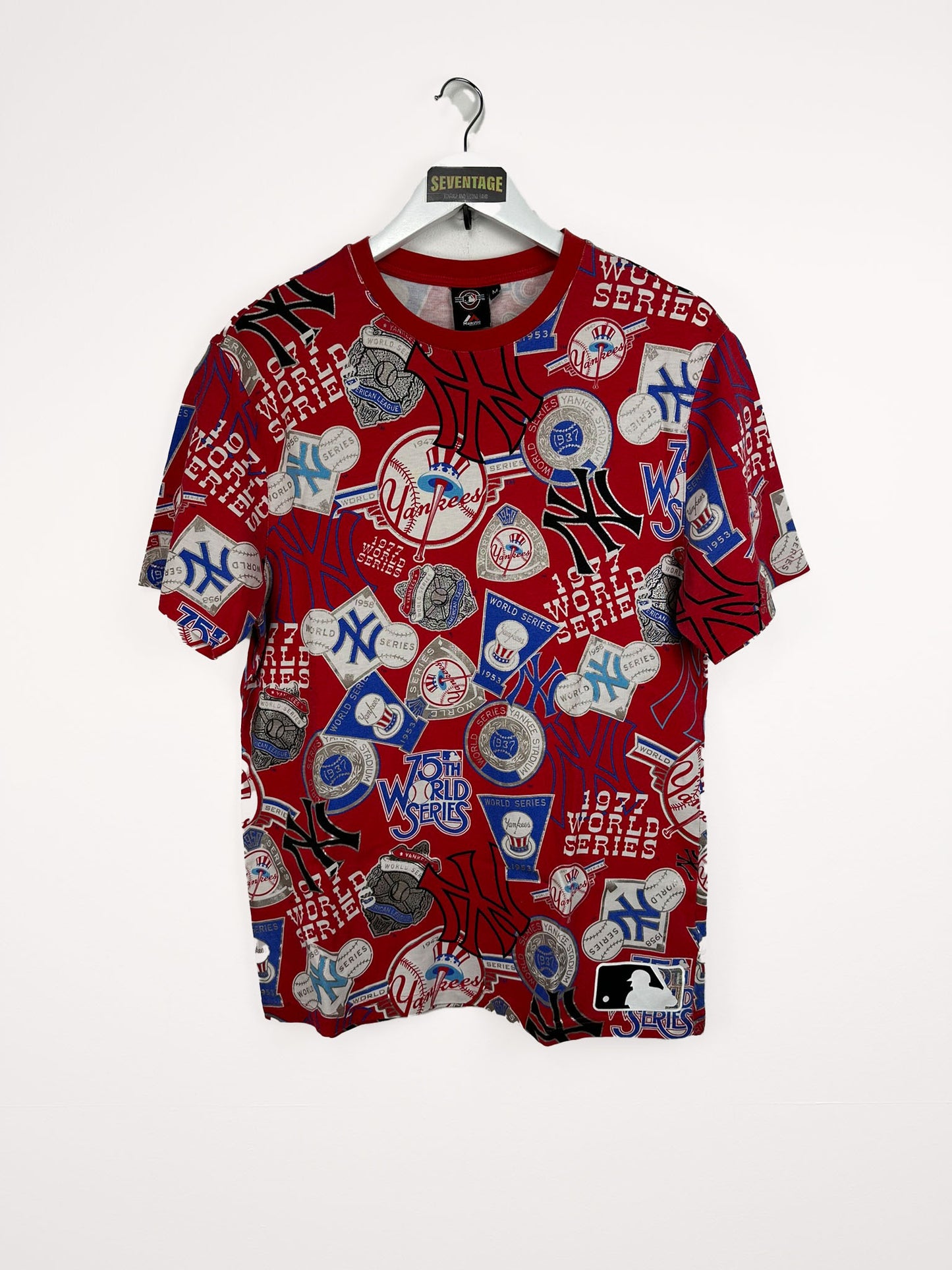 T-shirt Majestic rossa MLB - M