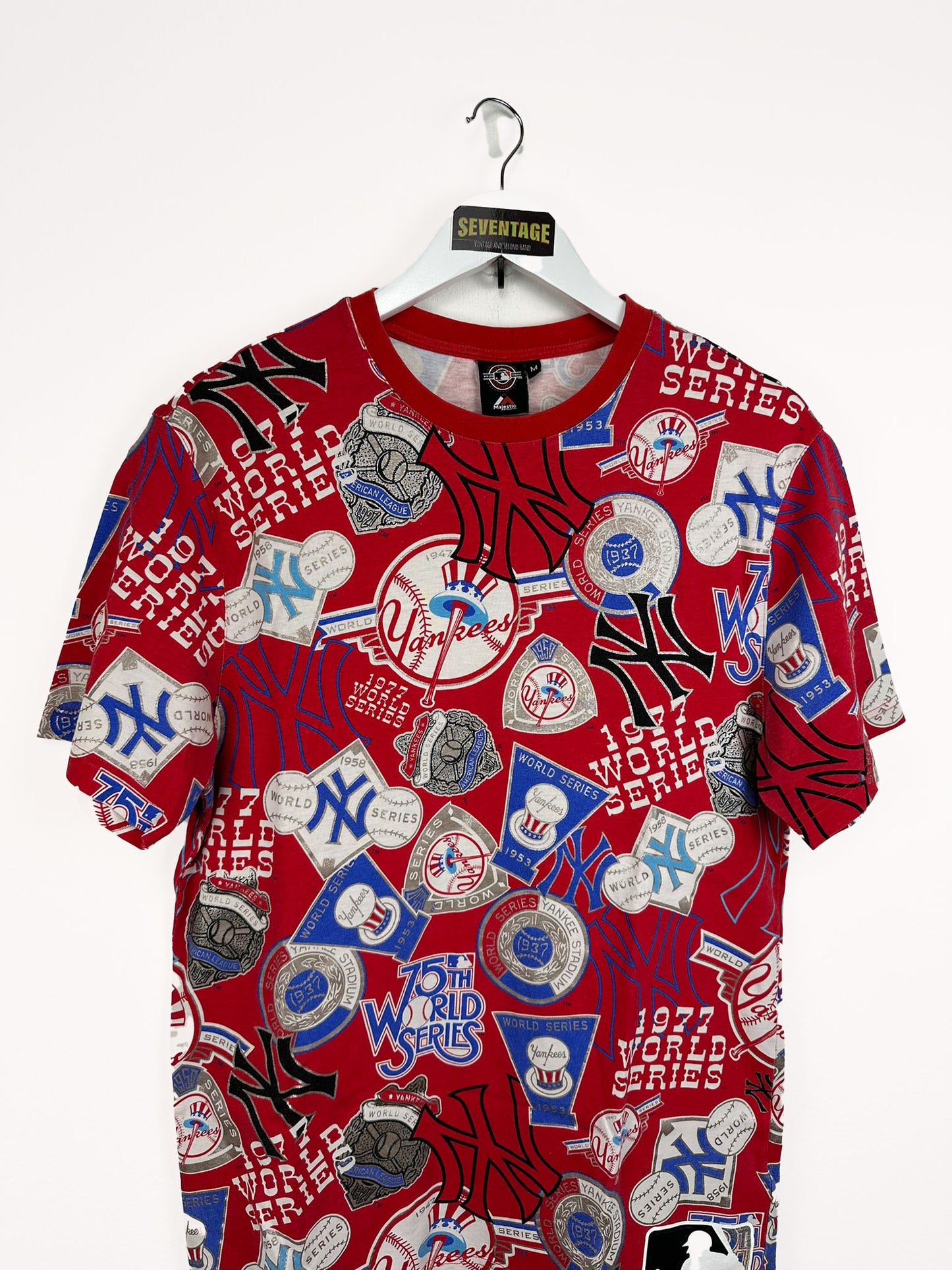 T-shirt Majestic rossa MLB - M